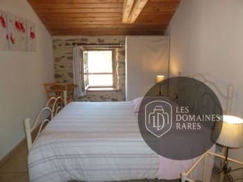 Chambre du moulin Le Moulin de Drapas en Pays de la Loire - séminaire maine-et-loire (49)