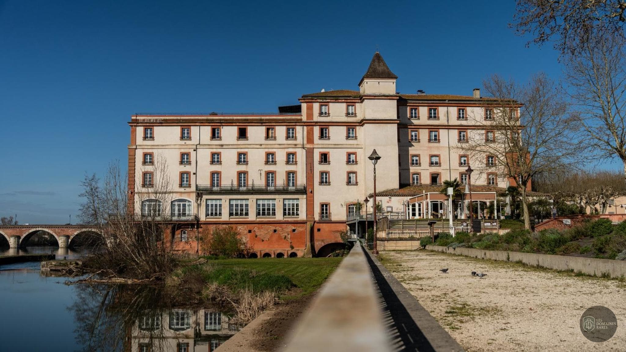 Vue de l'hôtel Le Moulin de Moissac à Moissac en Occitanie