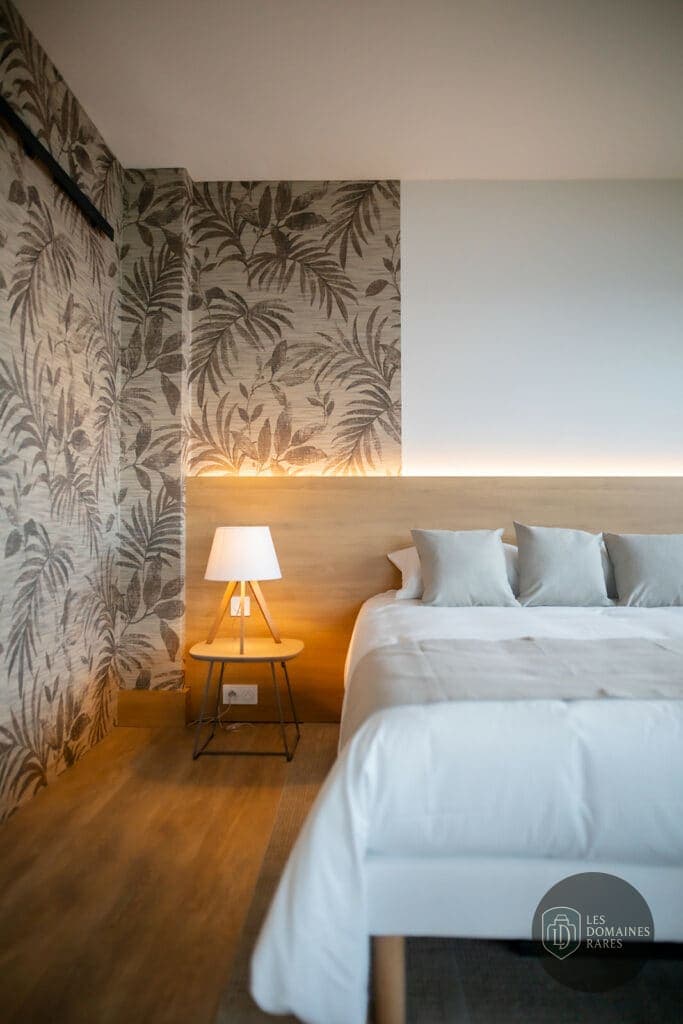 Chambre du moulin Le Moulinet en Normandie - séminaire valcanville, france