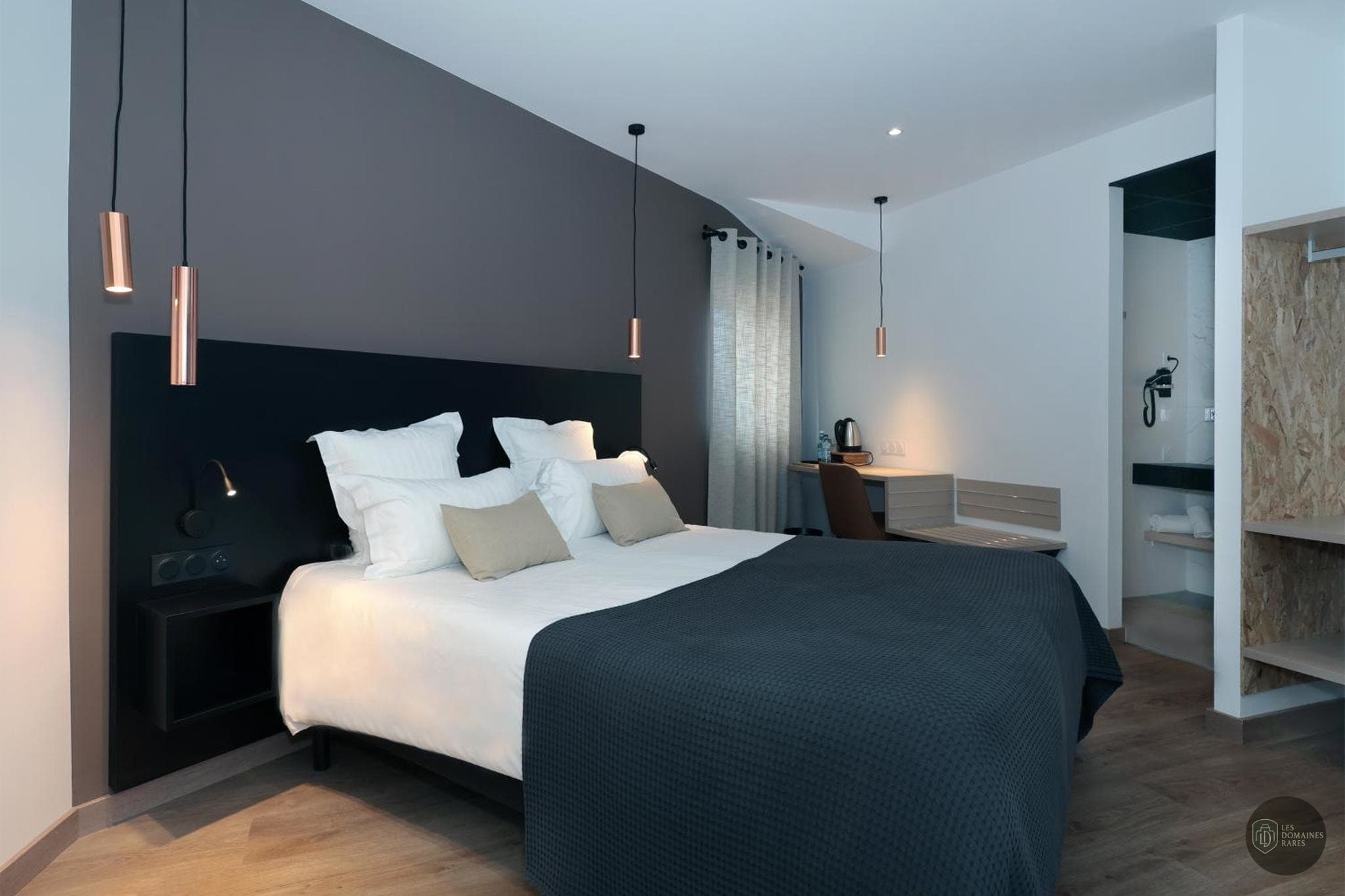 Chambre de l'hôtel Le Néliö en Provence-Alpes-Côte d'Azur