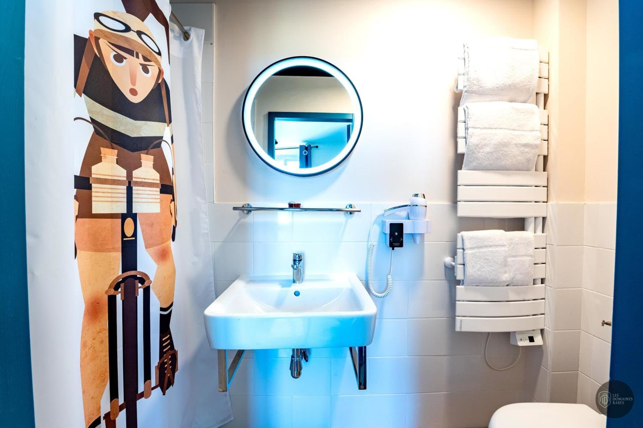 Salle de bain de l'hôtel Le Nesk en Provence-Alpes-Côte d'Azur