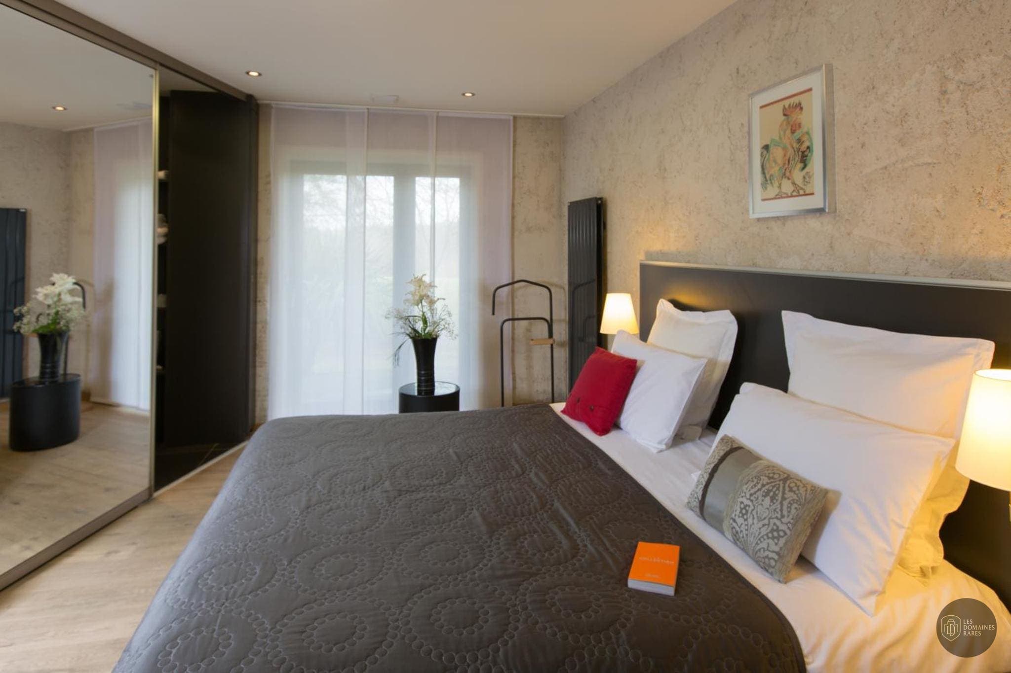 Chambre du lieu Le Petit Coq aux Champs à Campigny en Normandie