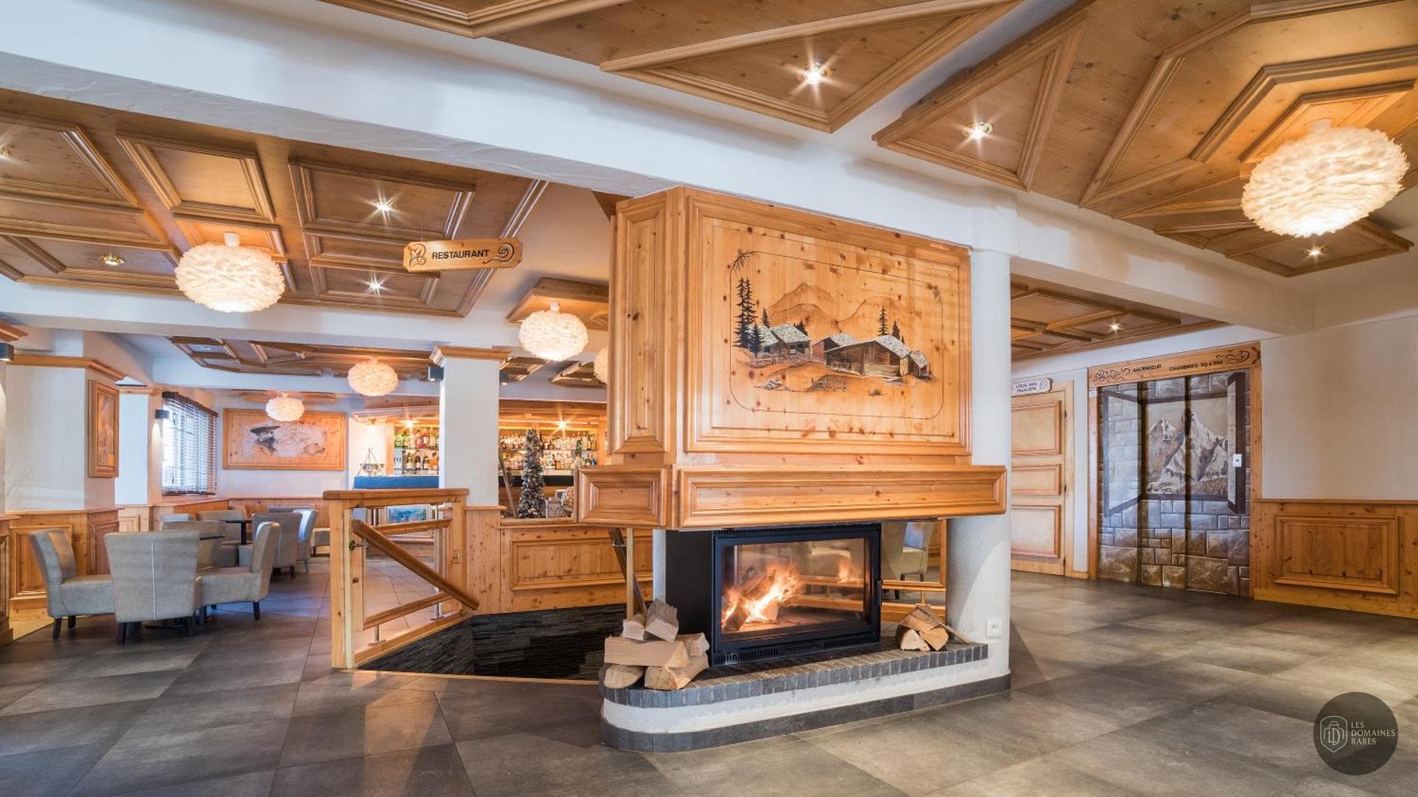 Espace intérieur de l'hôtel Le Petit Dru à Morzine en Auvergne-Rhône-Alpes