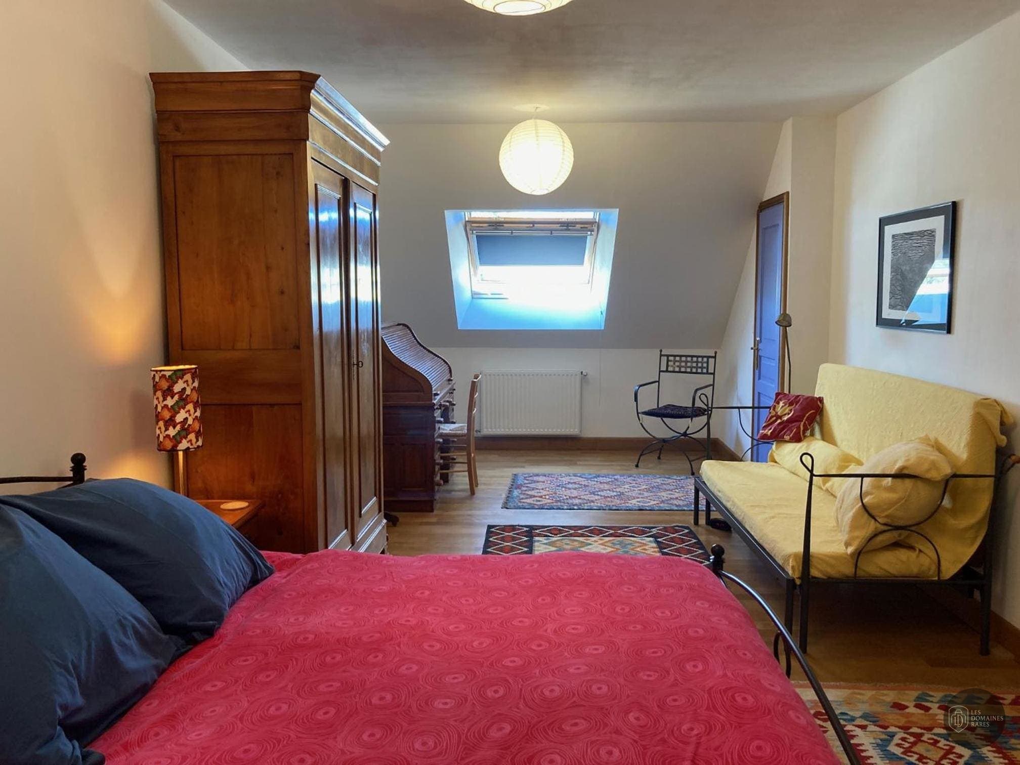 Chambre du lieu Le Poulailler Gourmand à Lyon en Auvergne-Rhône-Alpes - séminaire rhône (69)
