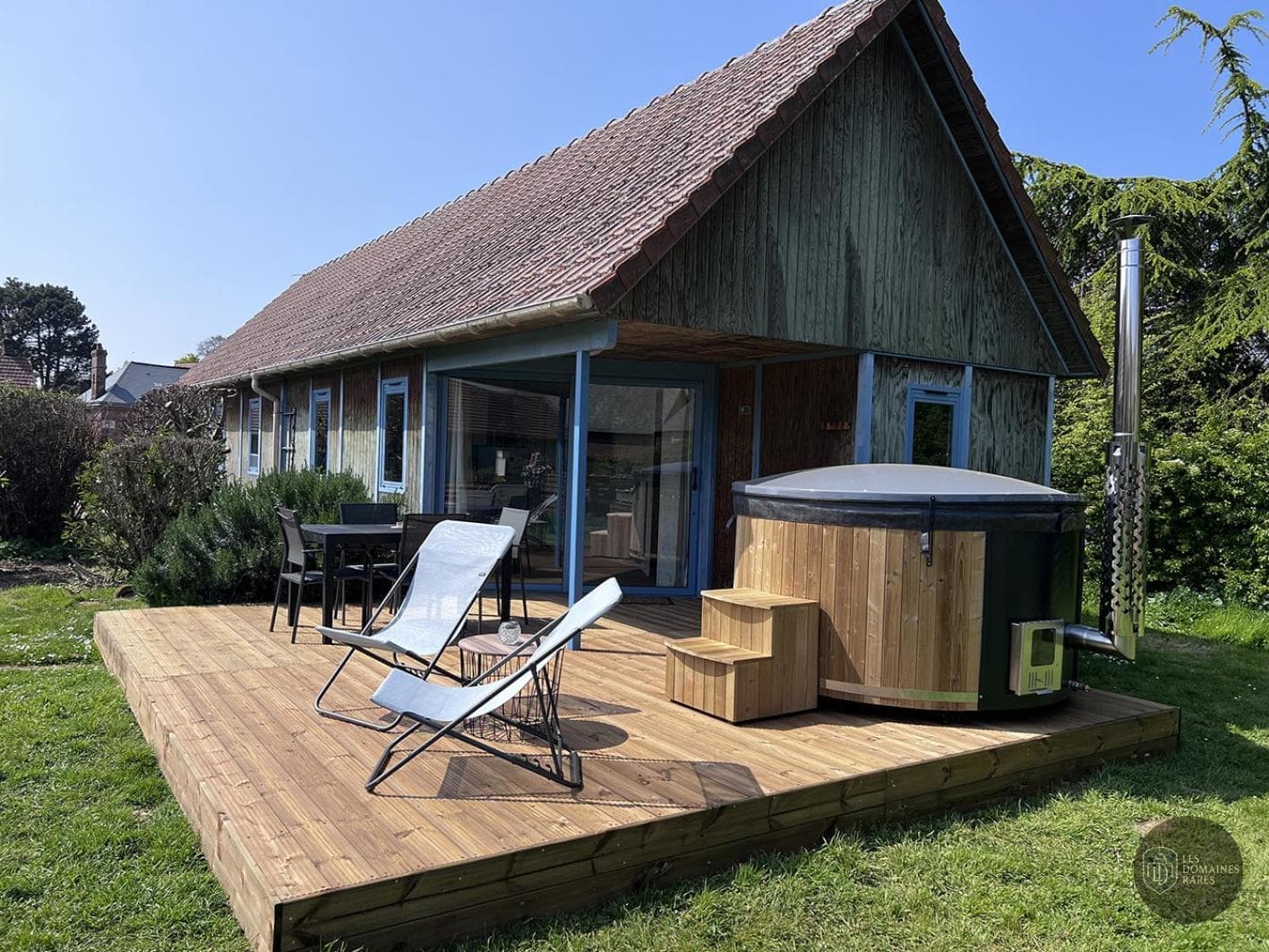 Vue extérieure du lieu Le Pré Marin en Normandie