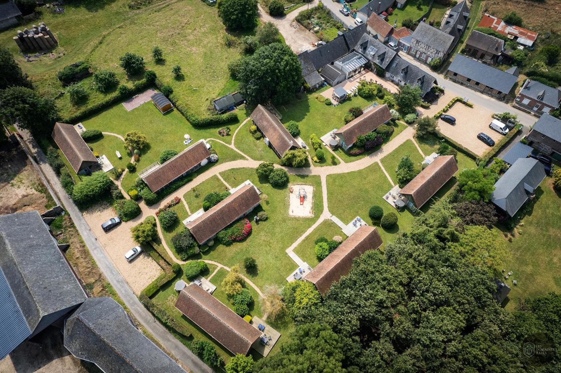 Vue extérieure du lieu Le Pré Marin en Normandie