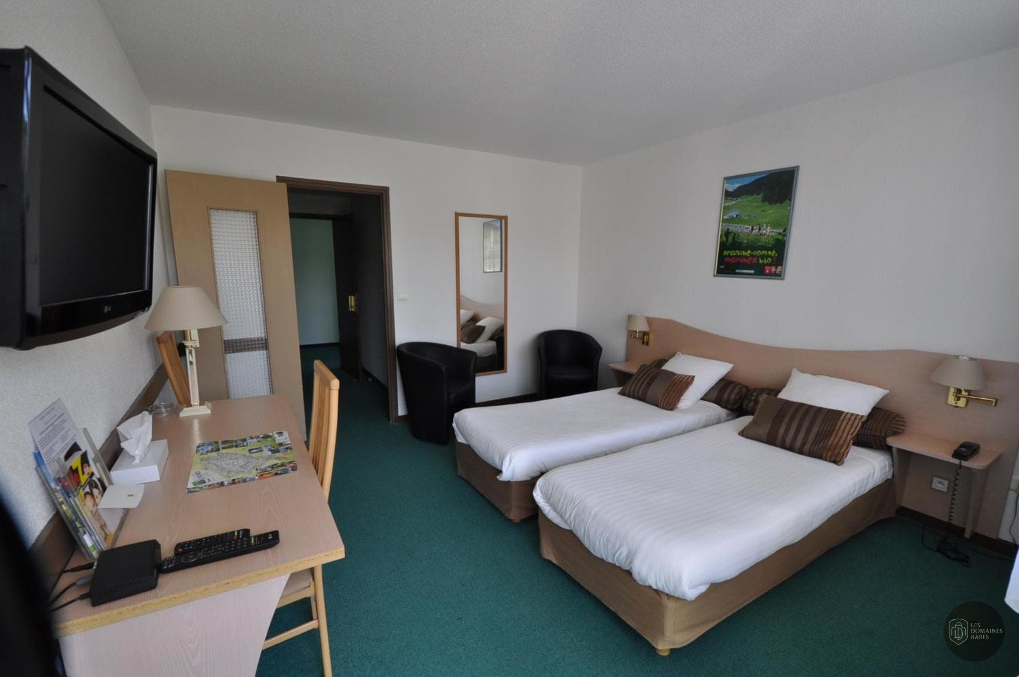 Chambre de l'hôtel Le Relais de la Vallée en Bourgogne-Franche-Comté