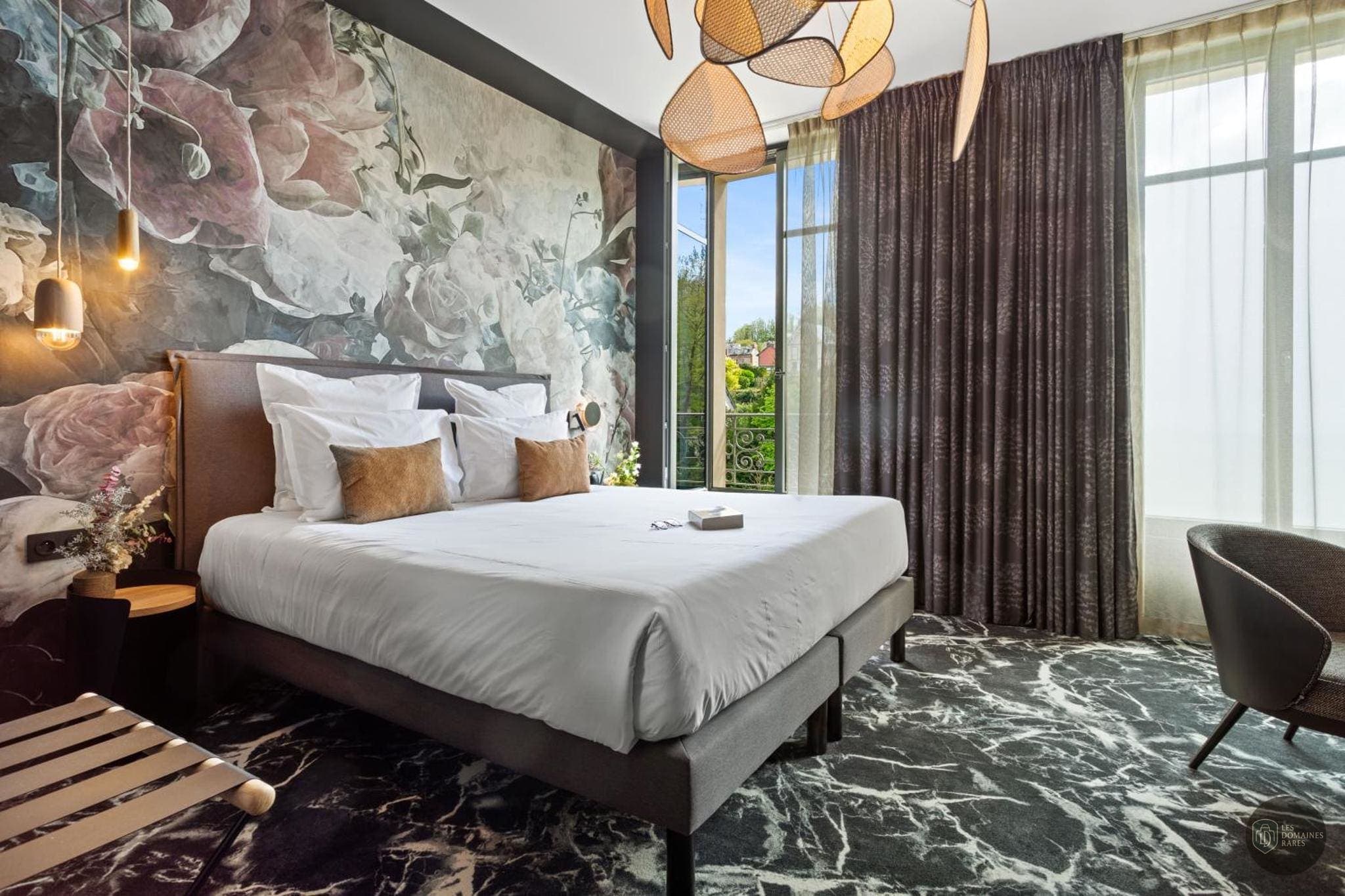 Chambre de l'hôtel Le Rituel Hôtel et Spa en Normandie