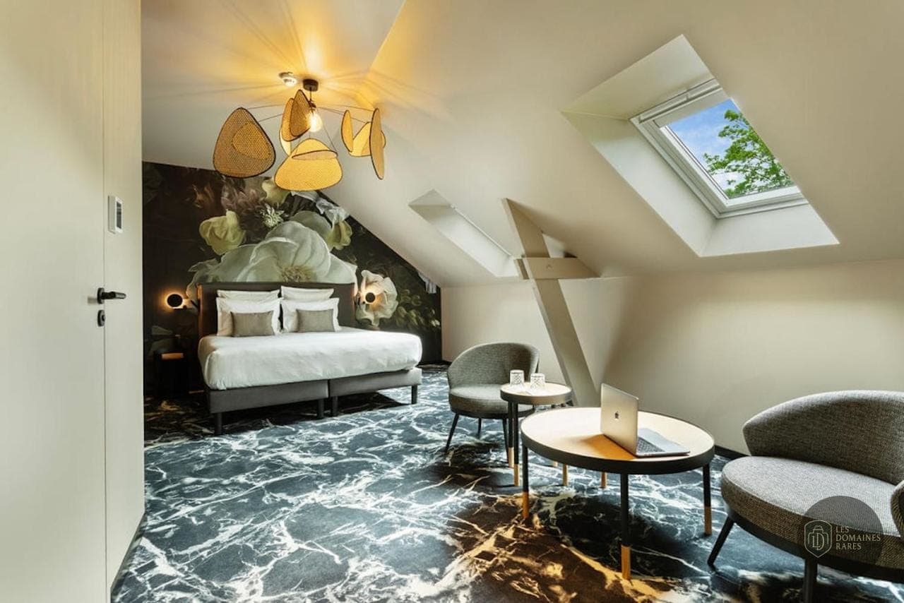 Chambre de l'hôtel Le Rituel Hôtel et Spa en Normandie