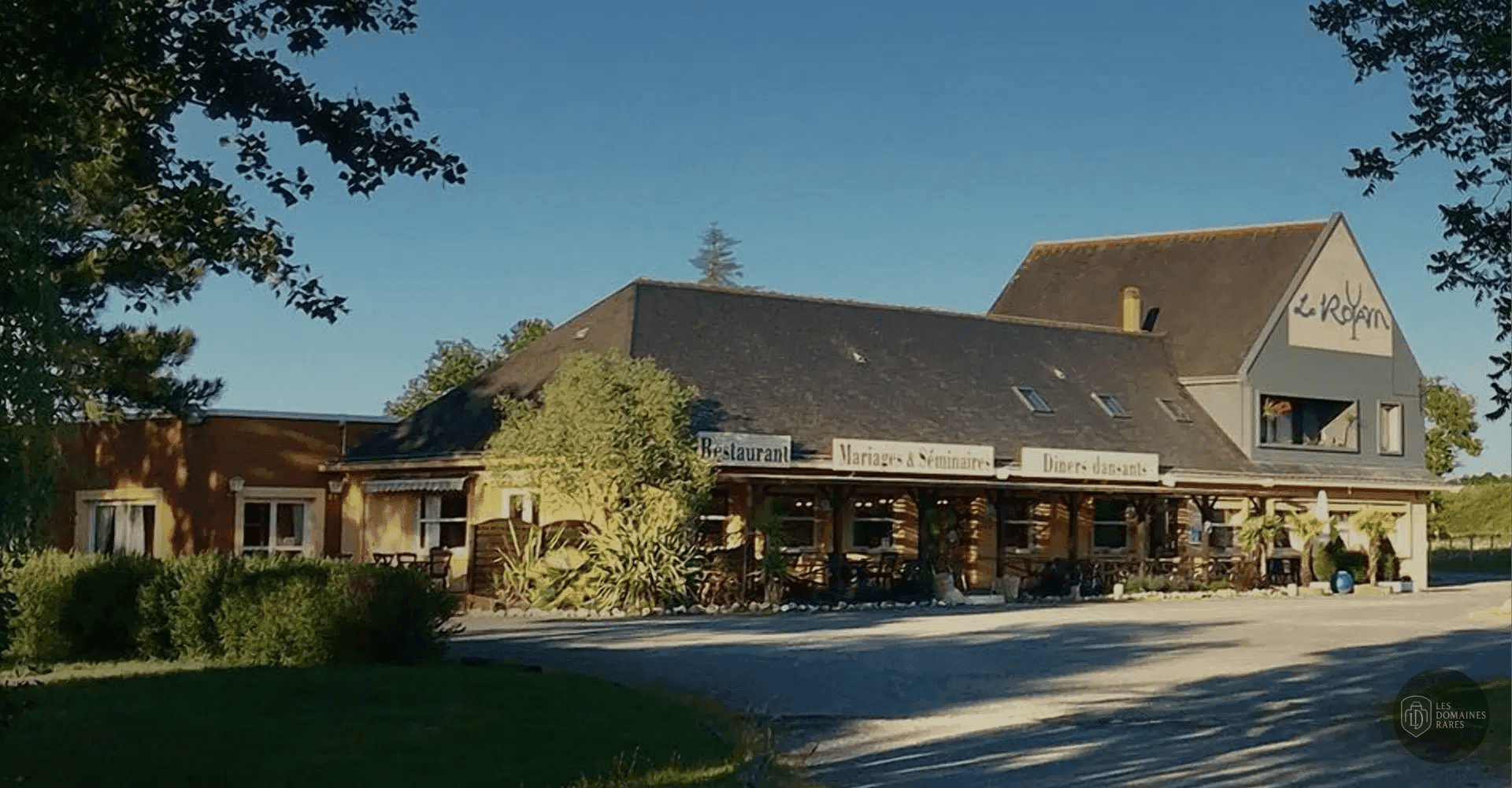 Vue extérieure du domaine Le Royam à Savenay en Pays de la Loire