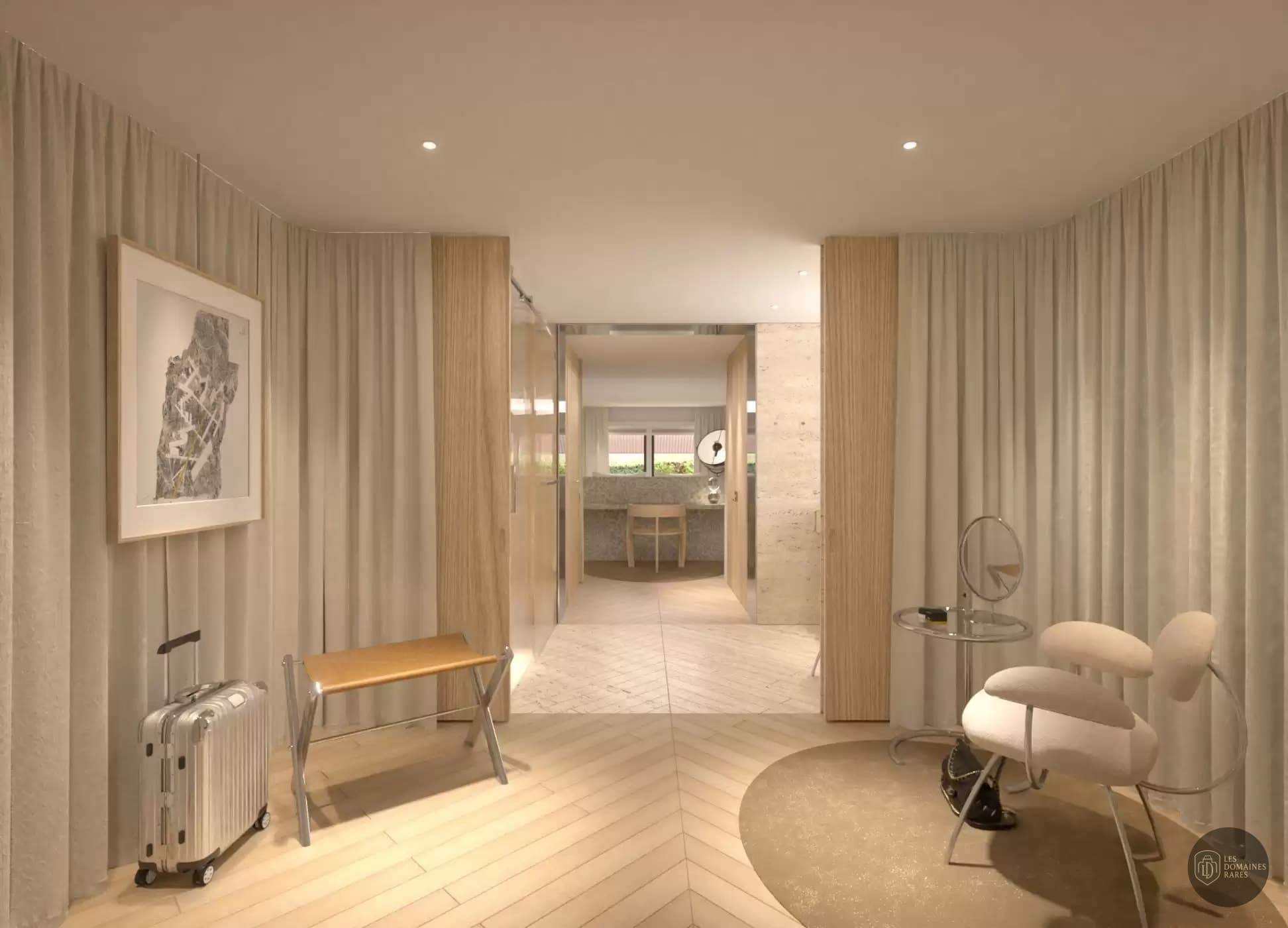 Chambre de l'hôtel Le Saint-James à Bouliac en Nouvelle-Aquitaine - séminaire bouliac