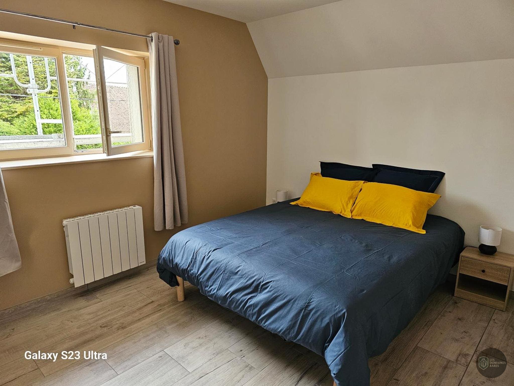 Chambre de l'hôtel Le Saint Vincent à Vourles en Auvergne-Rhône-Alpes