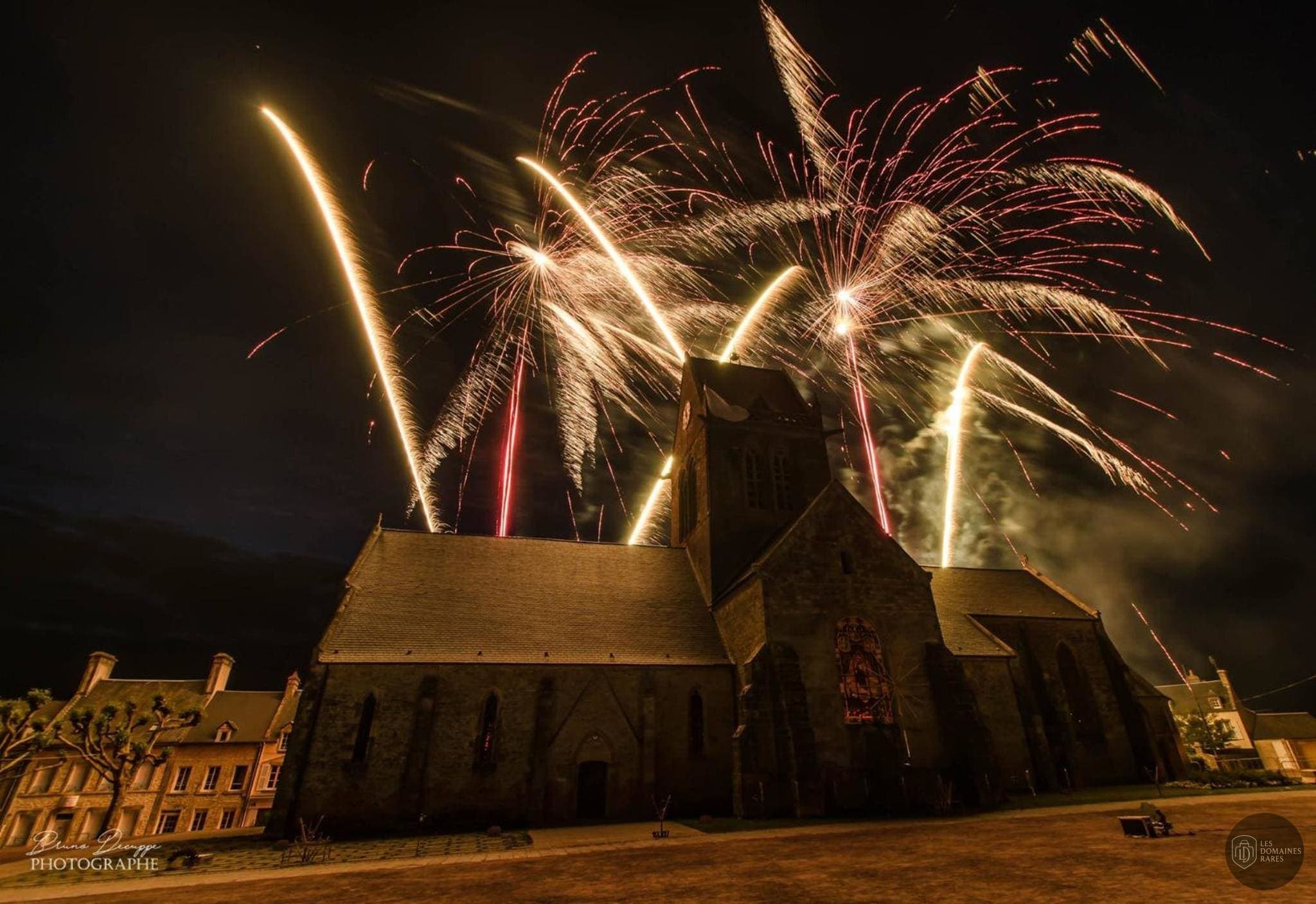 Vue extérieure du lieu Le Sainte-Mère en Normandie