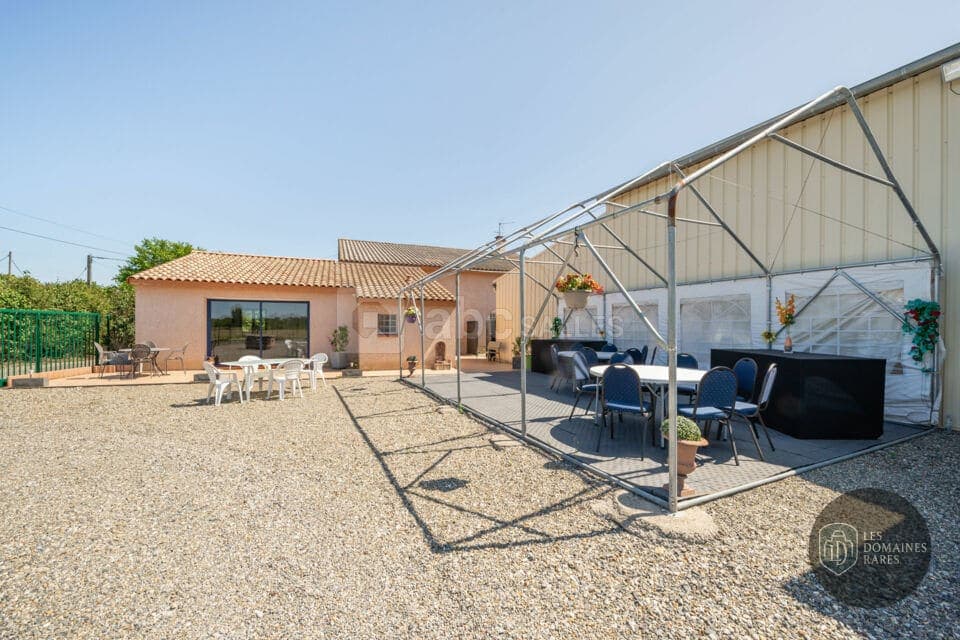 Vue extérieure du domaine Le Sarrou à Muret en Occitanie