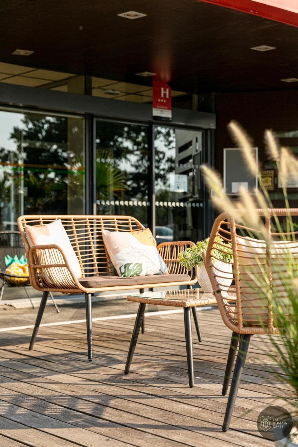 Vue extérieure de l'hôtel Le Trèfle à Toulouse en Occitanie