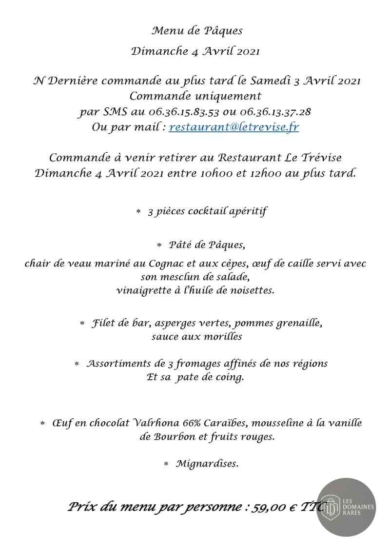 Restaurant du lieu Le Trévise à Sceaux en Île-de-France