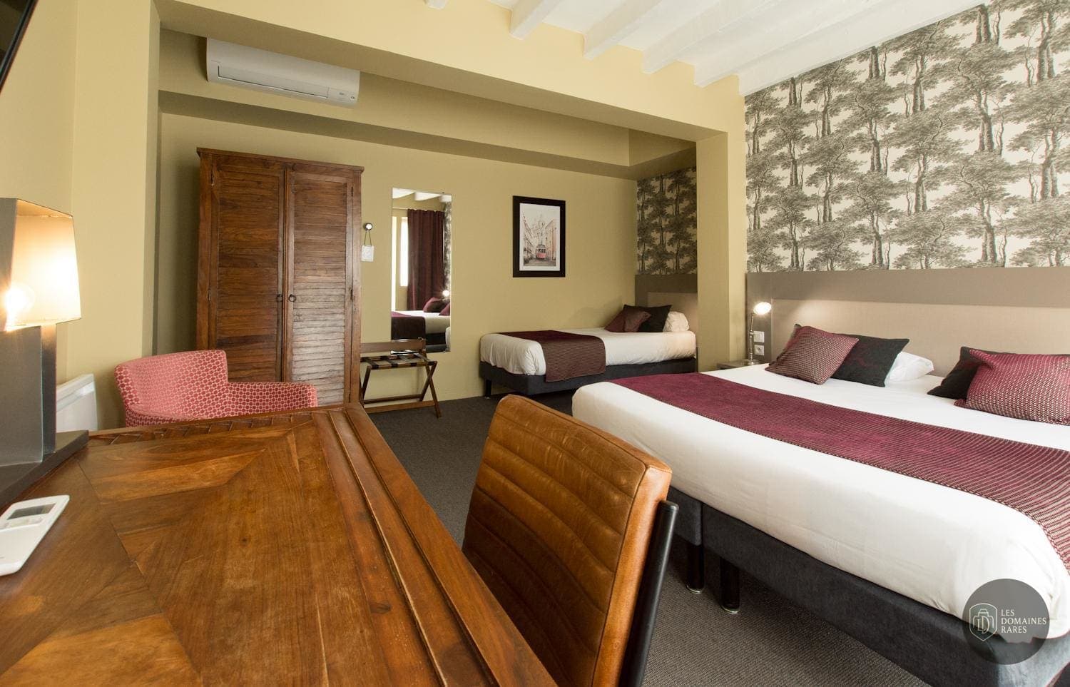 Chambre de l'hôtel Le Vert Galant Hôtel à La en Pays de la Loire