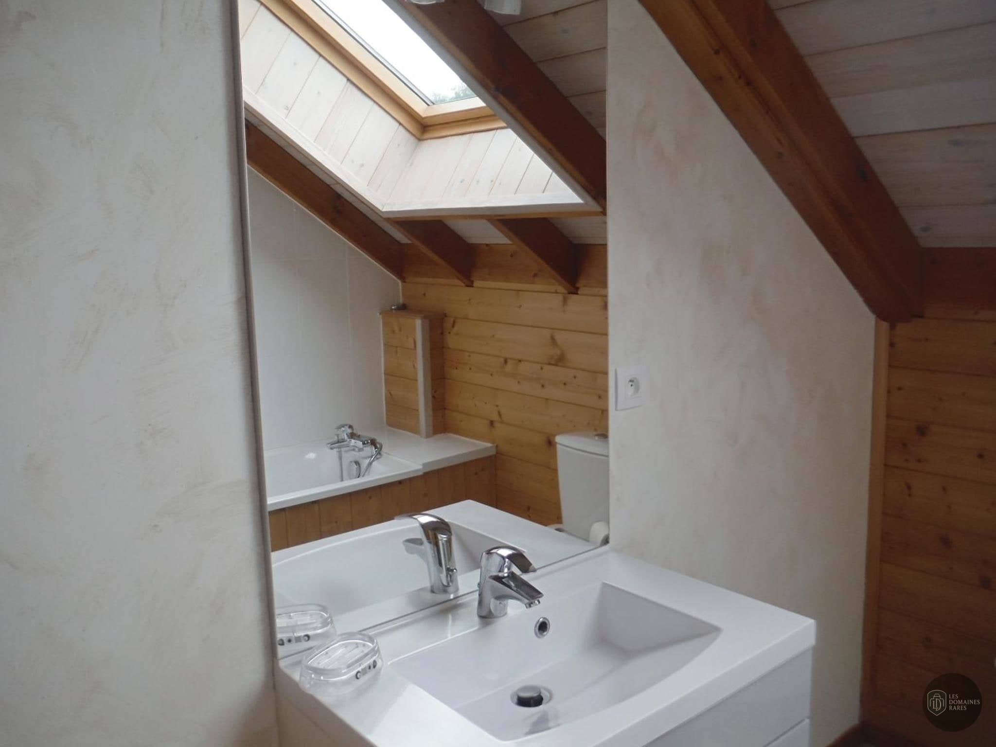 Salle de bain de l'hôtel Les Airelles à Morzine en Auvergne-Rhône-Alpes