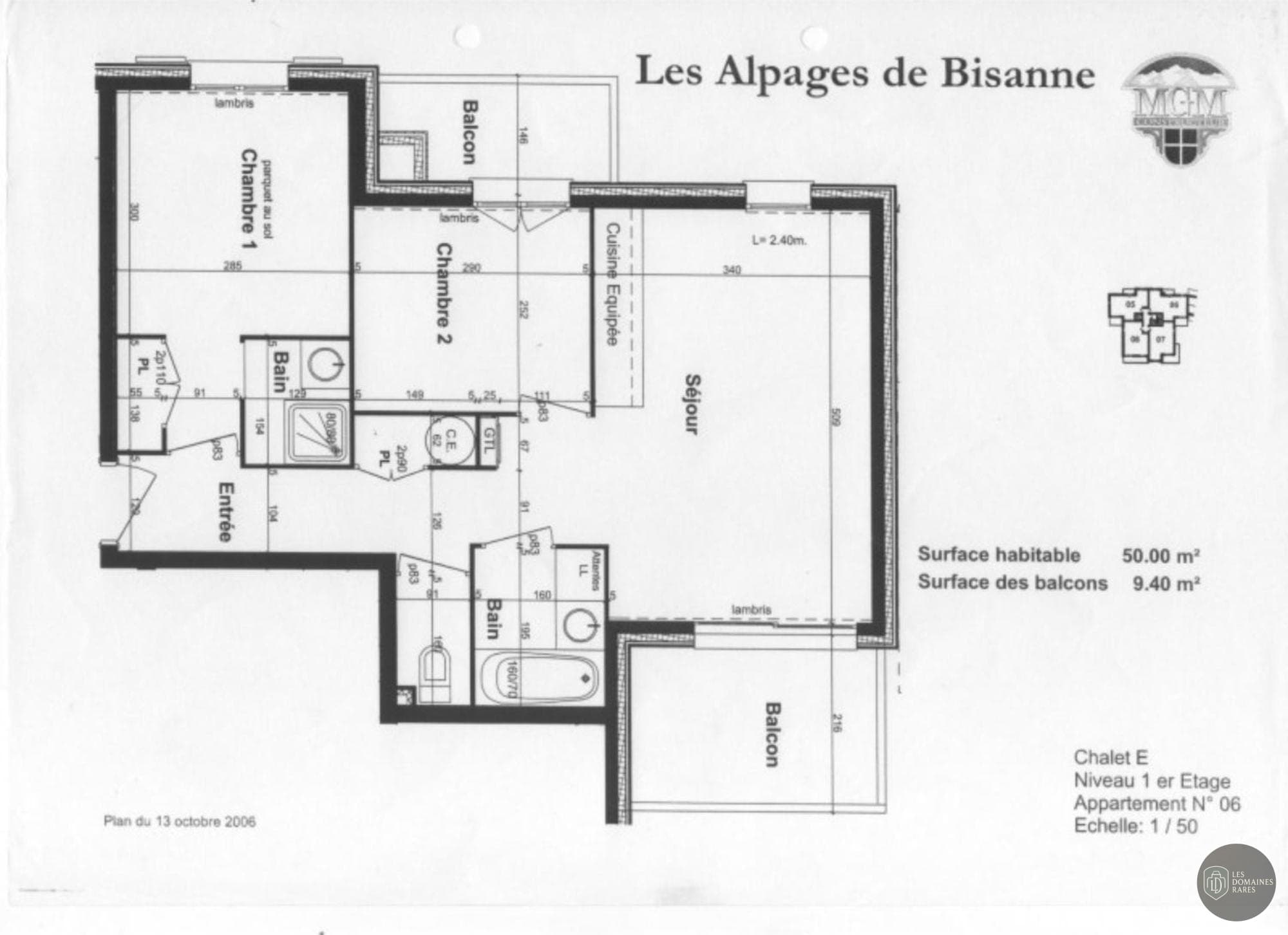 Vue extérieure du lieu Les Alpages à Bonlieu en Bourgogne-Franche-Comté