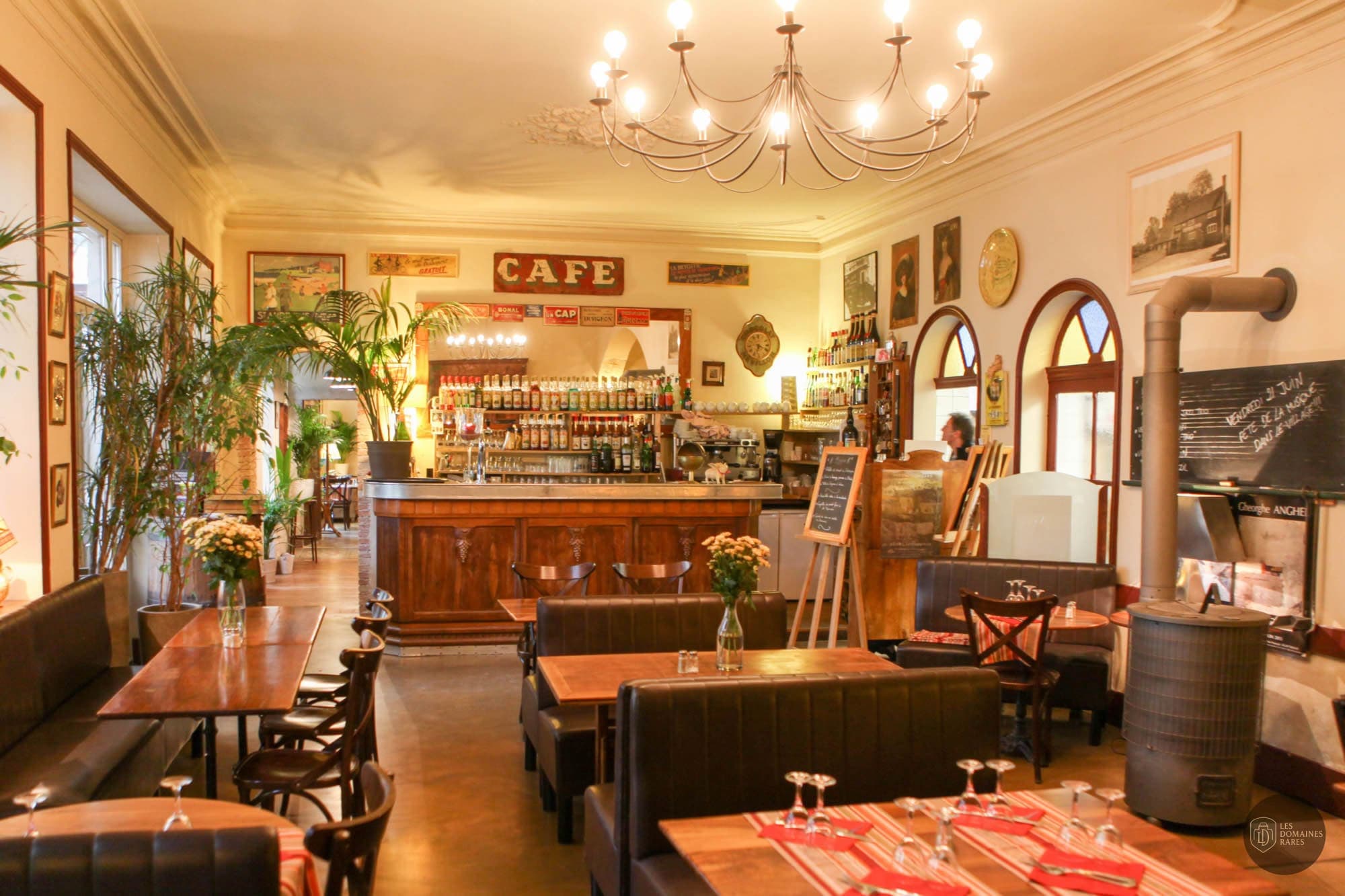 Restaurant de l'hôtel Les Aubergistes à Marsanne en Auvergne-Rhône-Alpes