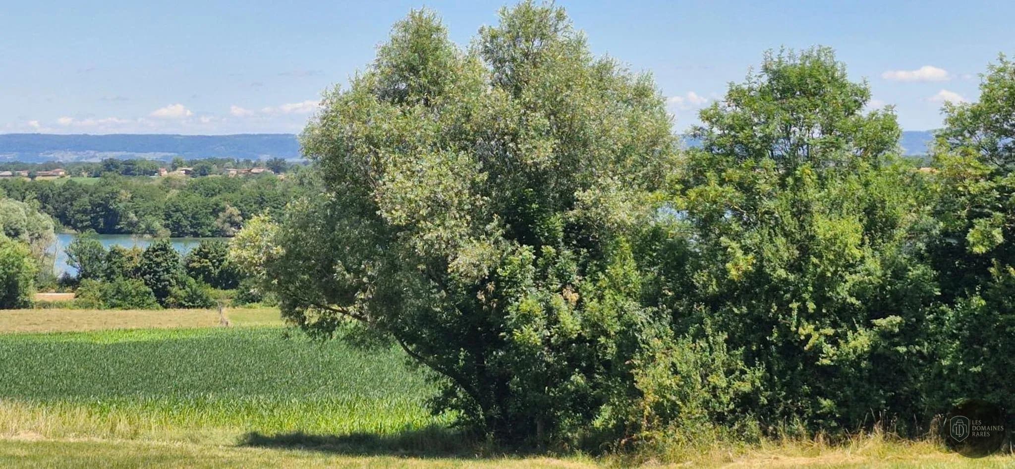 Vue extérieure du domaine Les Brouilles à Malafretaz en Auvergne-Rhône-Alpes