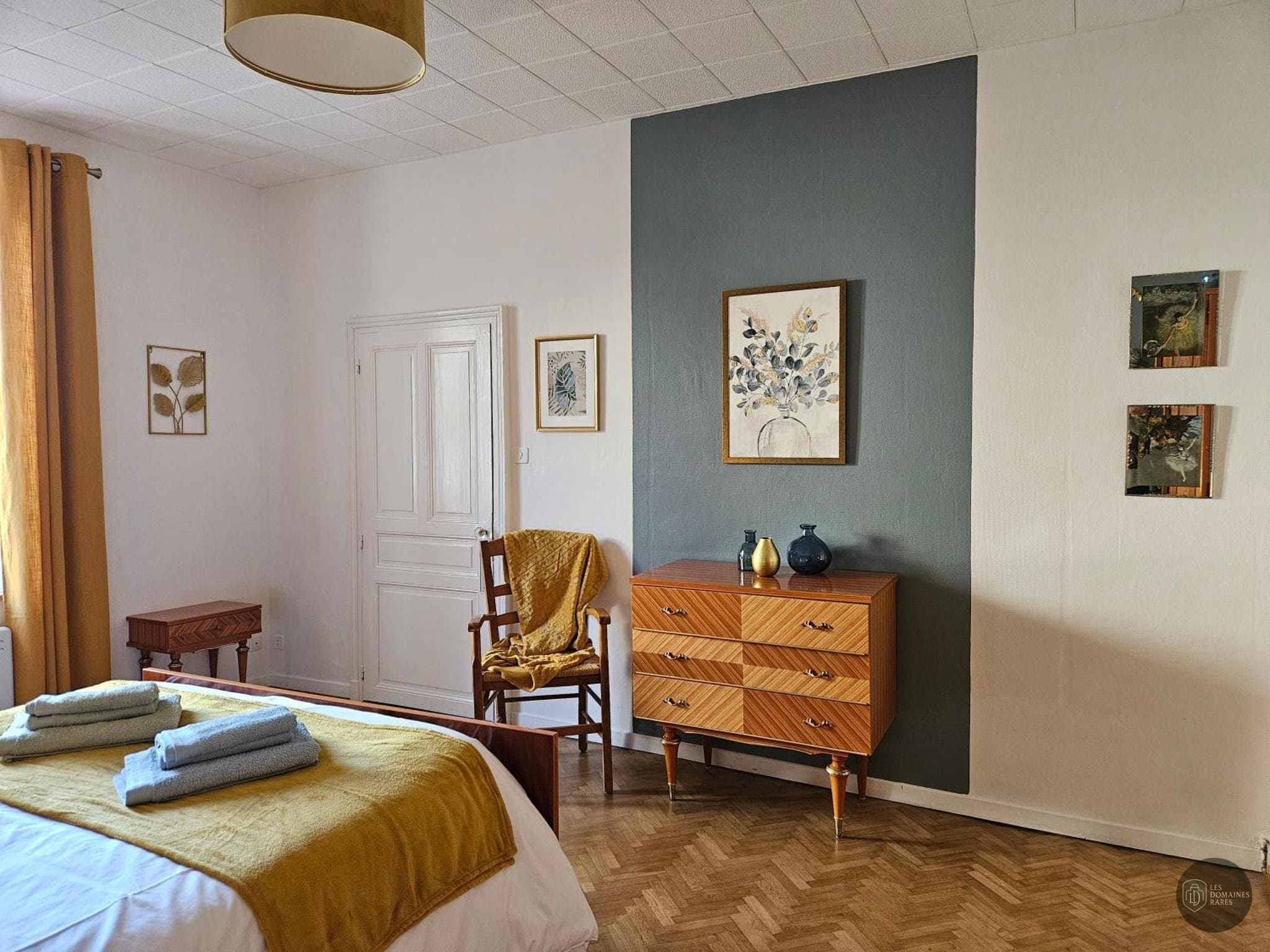 Chambre du lieu Les Camélias en Normandie - séminaire orne (61)