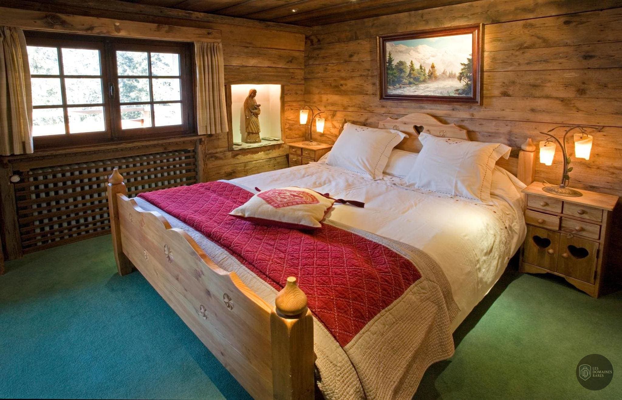 Chambre de l'hôtel Les Chalets de Philippe en Auvergne-Rhône-Alpes - séminaire haute-savoie