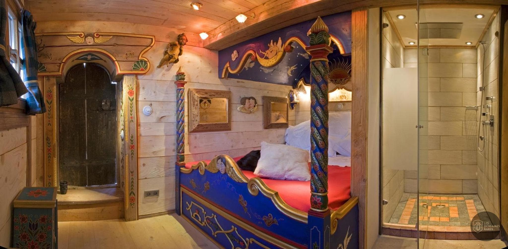 Chambre de l'hôtel Les Chalets de Philippe en Auvergne-Rhône-Alpes