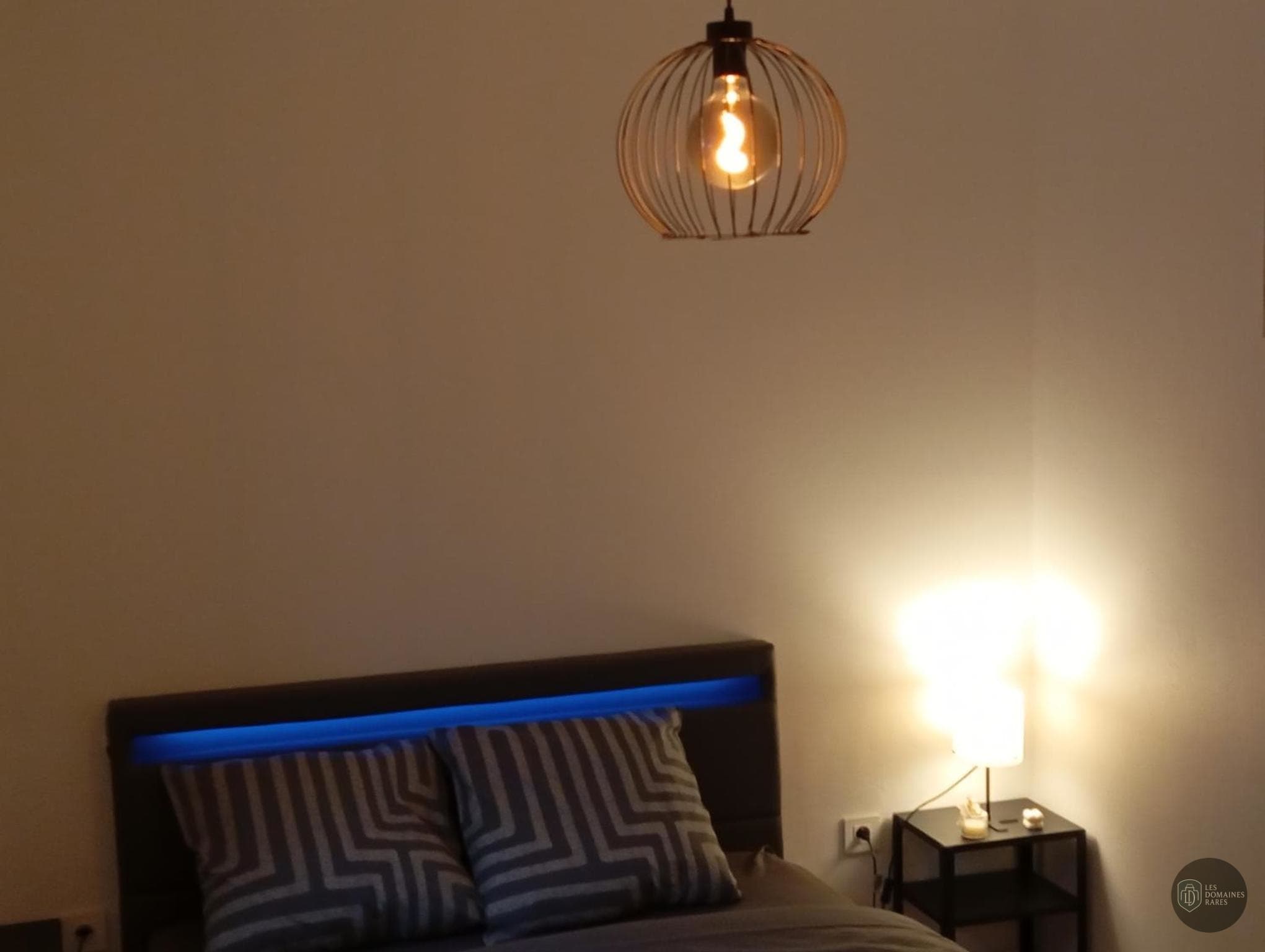 Chambre de l'hôtel Les Charmes de Bailly à Ouveillan en Occitanie