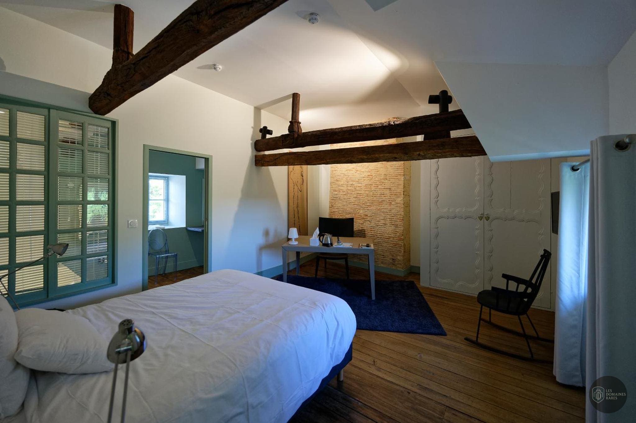 Chambre du lieu Les Demeures de Valette en Nouvelle-Aquitaine - séminaire azay-le-brûlé, france