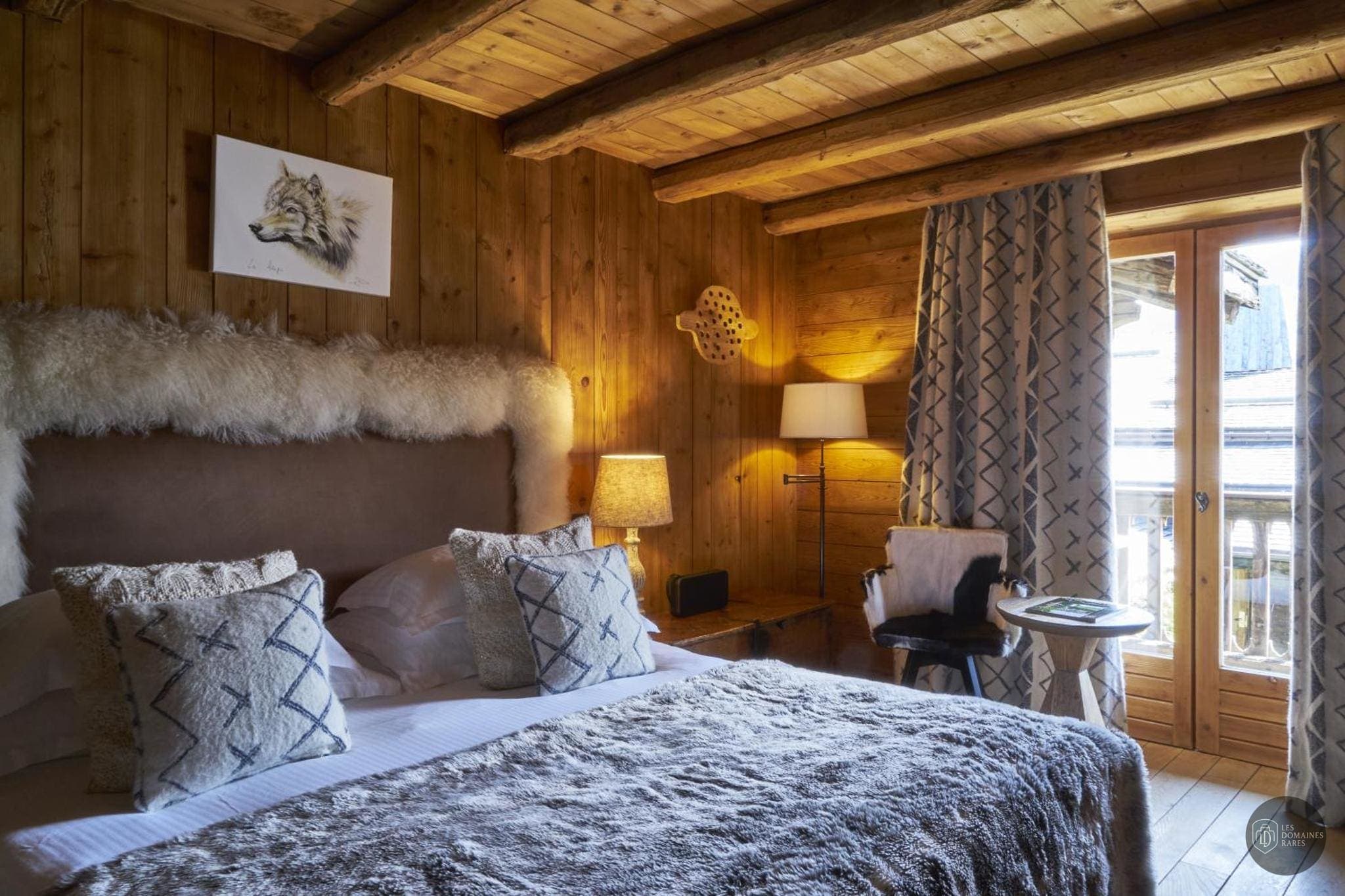 Chambre de l'hôtel Les Fermes de Marie à Megève en Auvergne-Rhône-Alpes - séminaire megève, france