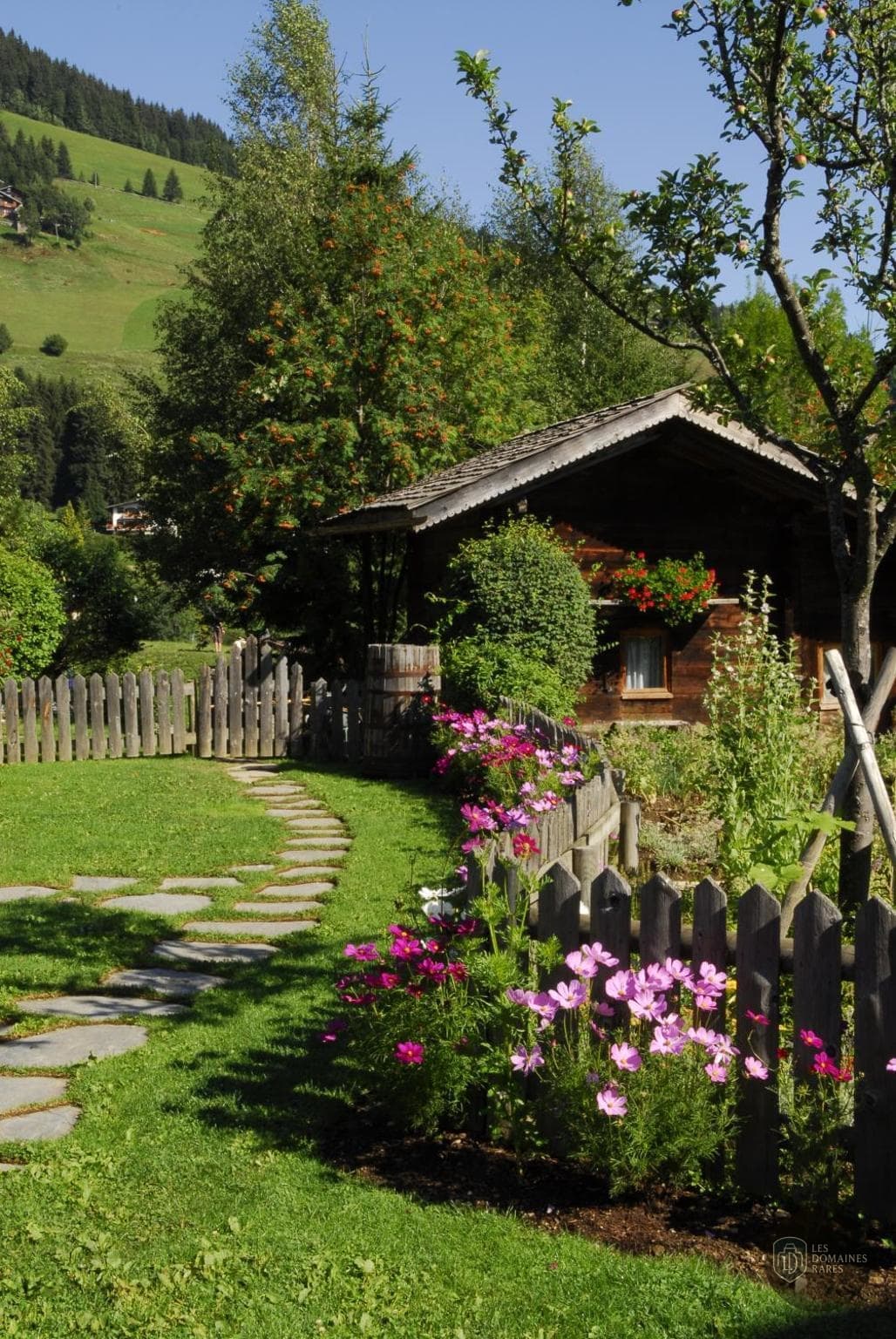Vue extérieure de l'hôtel Les Fermes de Marie à Megève en Auvergne-Rhône-Alpes