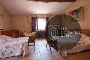 Chambre de la ferme Les Fermes de Rieumal en Occitanie