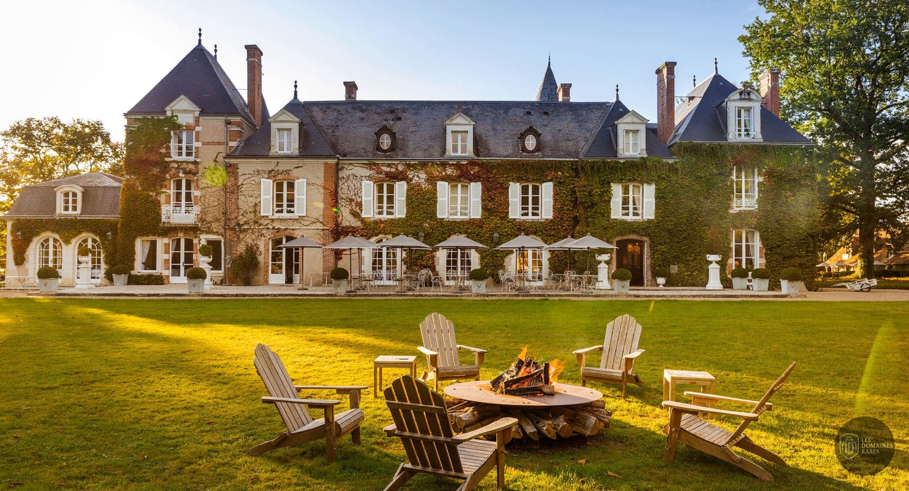 Vue extérieure du lieu Les Hauts de Loire à Onzain en Centre-Val de Loire