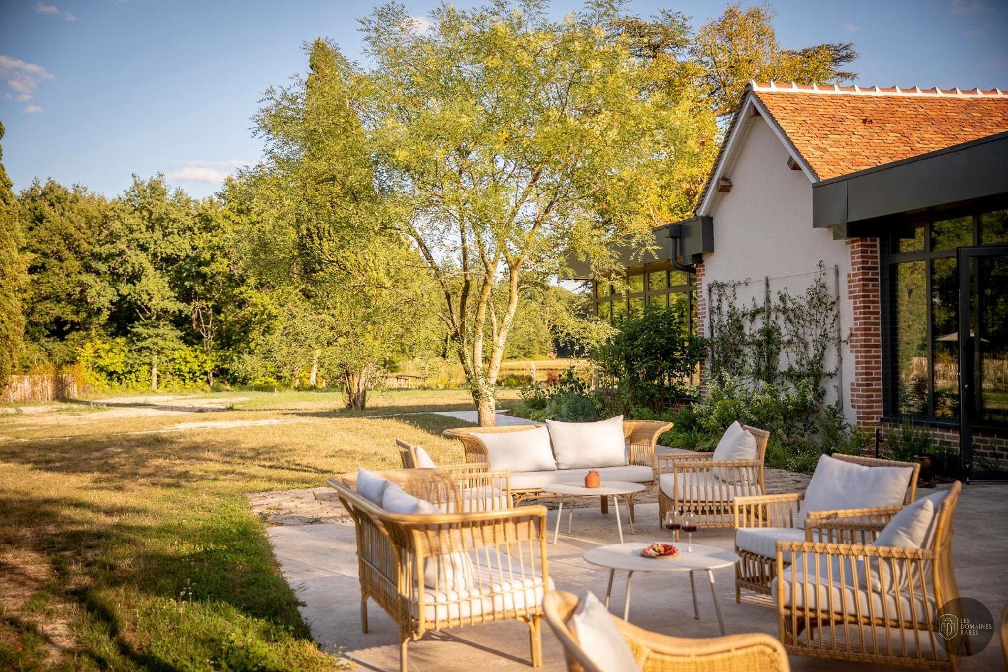 Vue extérieure du lieu Les Hayes en Sologne en Centre-Val de Loire
