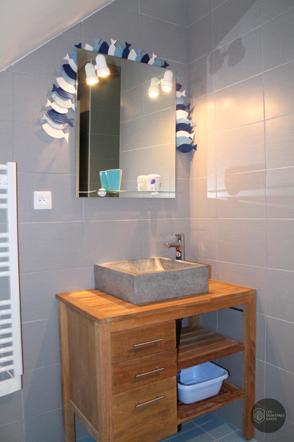 Salle de bain du gîte Les Hervelines en Bretagne