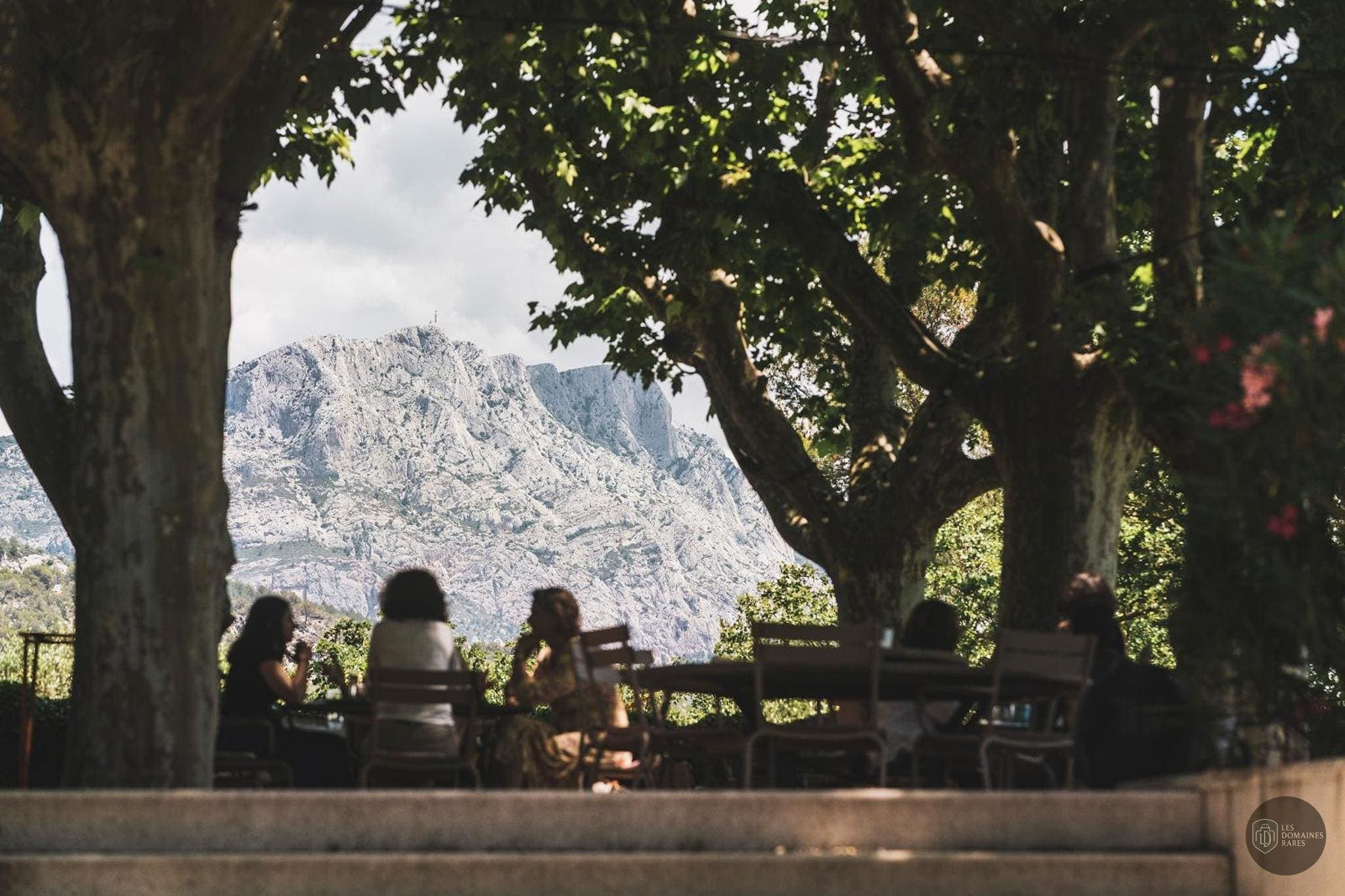 Vue de l'hôtel Les Lodges Sainte-Victoire en Provence-Alpes-Côte d'Azur