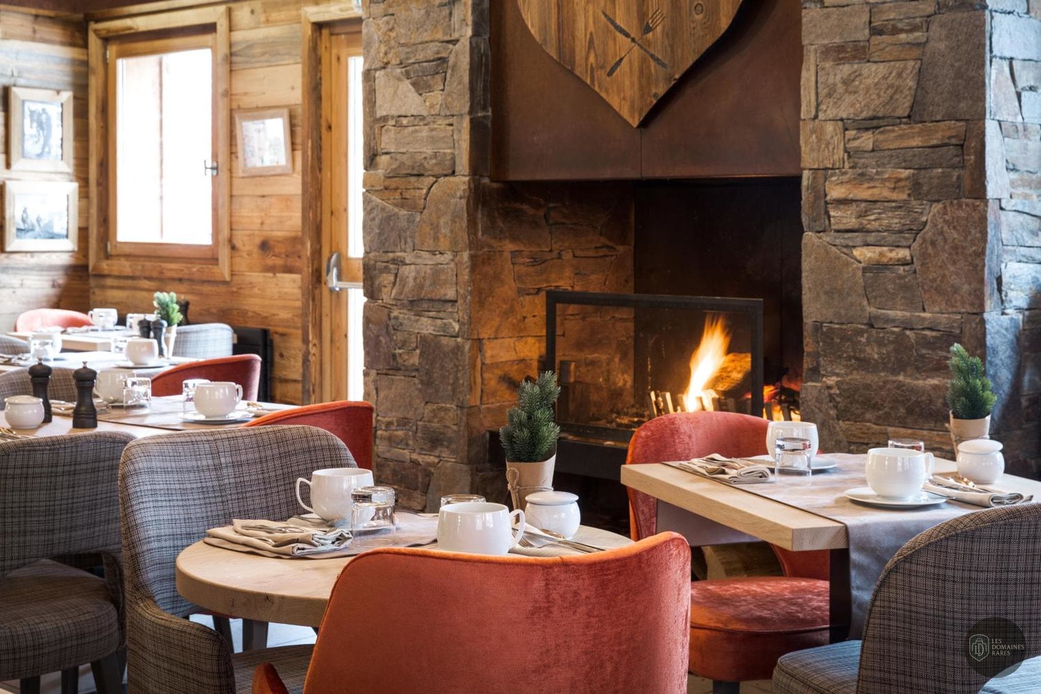 Restaurant de l'hôtel Les Loges Blanches à Megève en Auvergne-Rhône-Alpes - séminaire haute-savoie