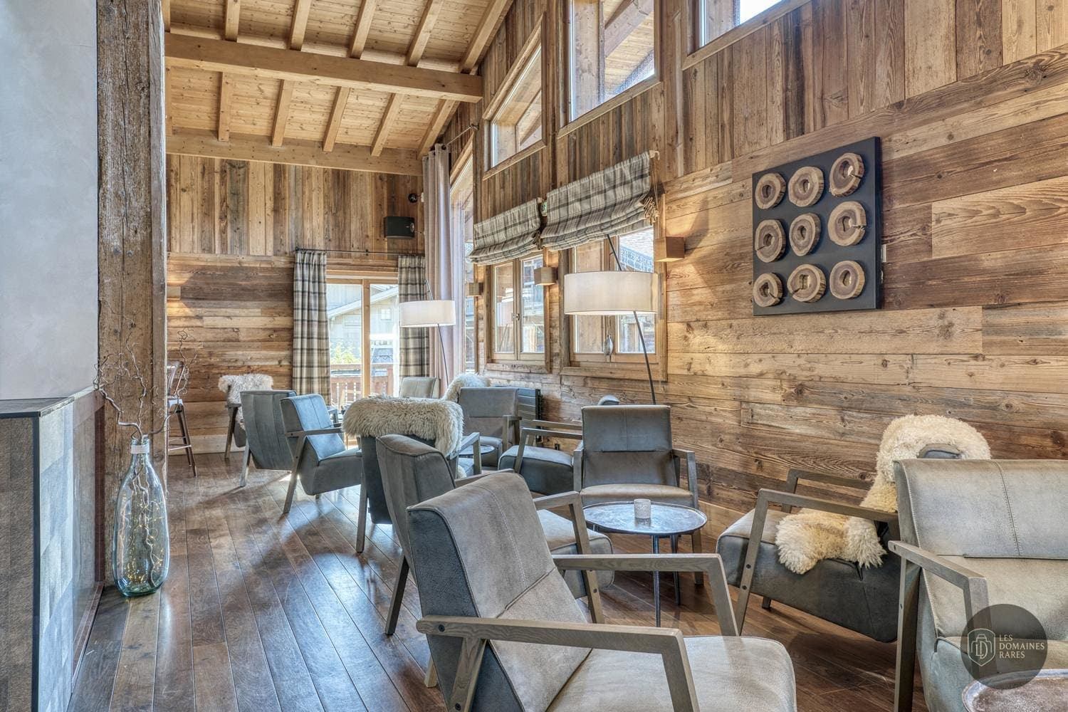 Restaurant de l'hôtel Les Loges Blanches à Megève en Auvergne-Rhône-Alpes