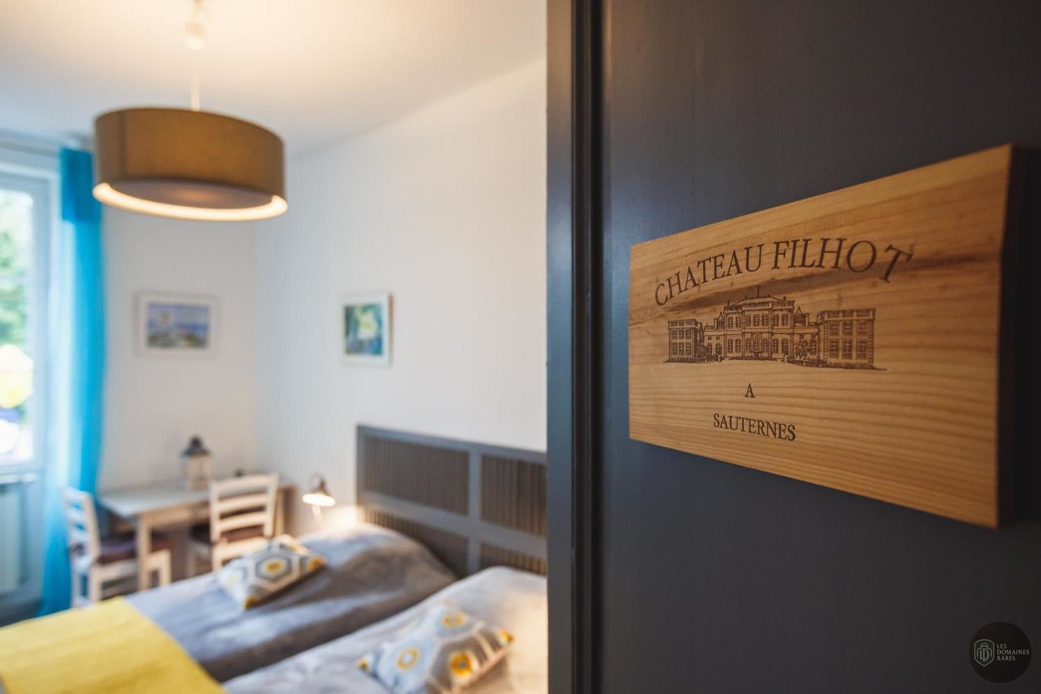 Chambre de l'hôtel Les Ormeaux à Sallertaine en Pays de la Loire