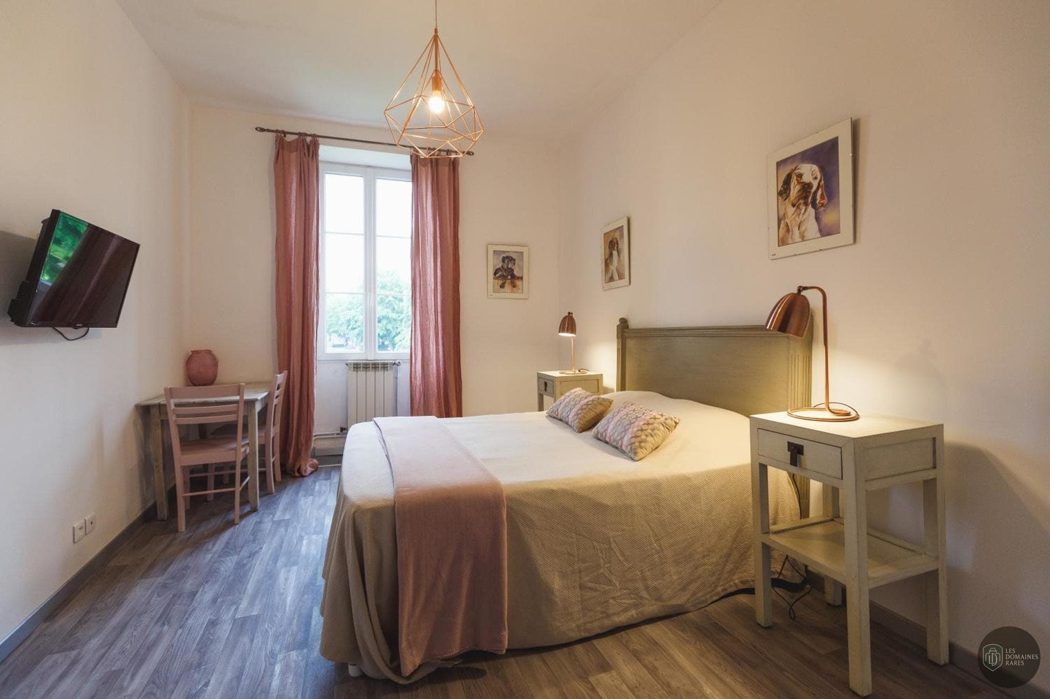 Chambre de l'hôtel Les Ormeaux à Sallertaine en Pays de la Loire