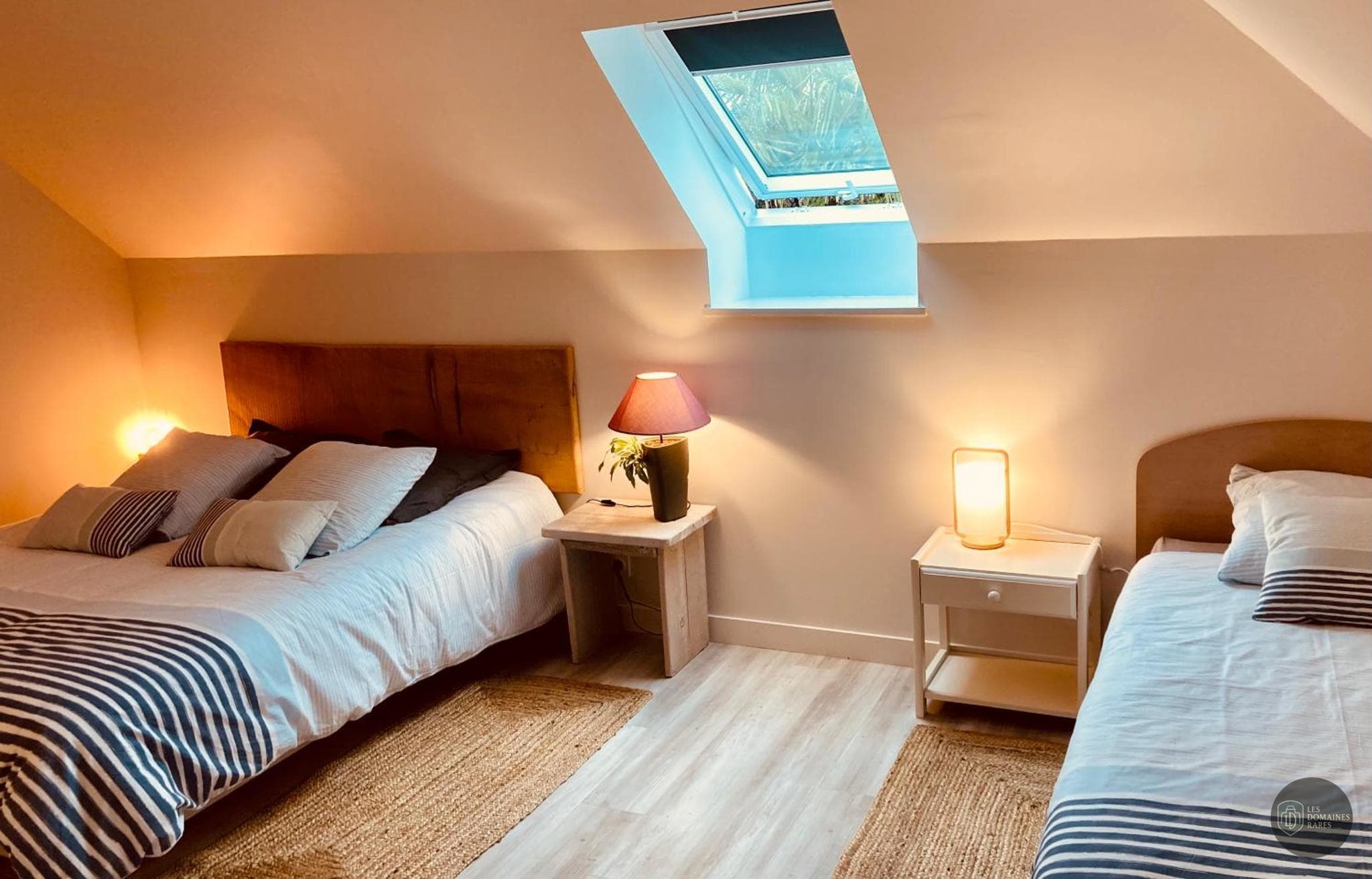 Chambre du lieu Les Pieds dans l'Herbe en Île-de-France