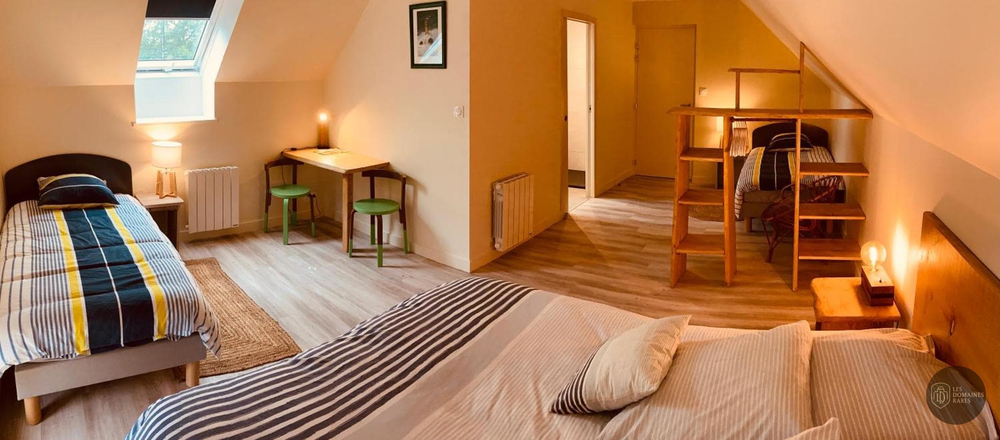 Chambre du lieu Les Pieds dans l'Herbe en Île-de-France