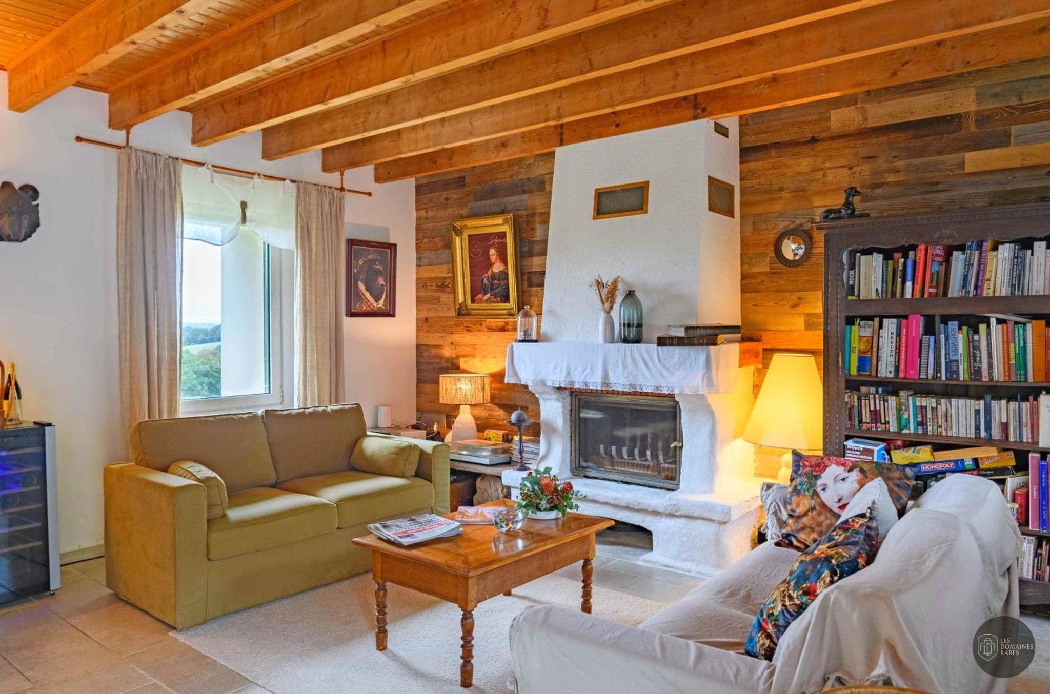 Espace intérieur du lieu Les Pierres Bleues en Bretagne