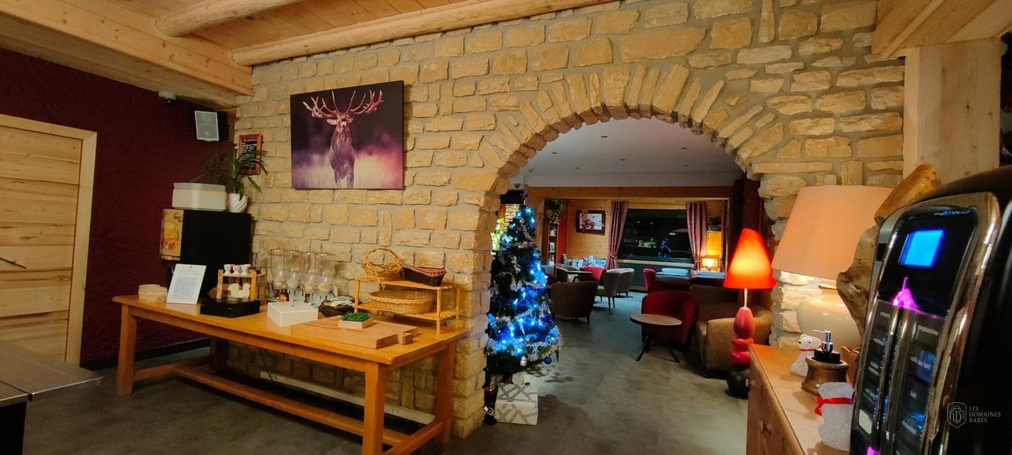 Vue extérieure de l'hôtel Les Playes en Auvergne-Rhône-Alpes