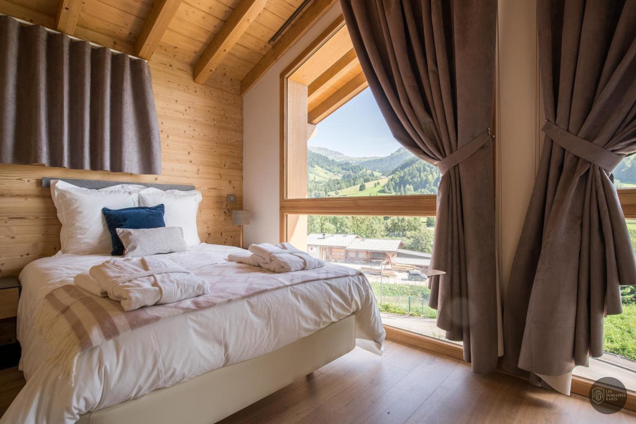 Chambre de l'hôtel Les Portes de Megève à Megève en Auvergne-Rhône-Alpes - séminaire haute-savoie