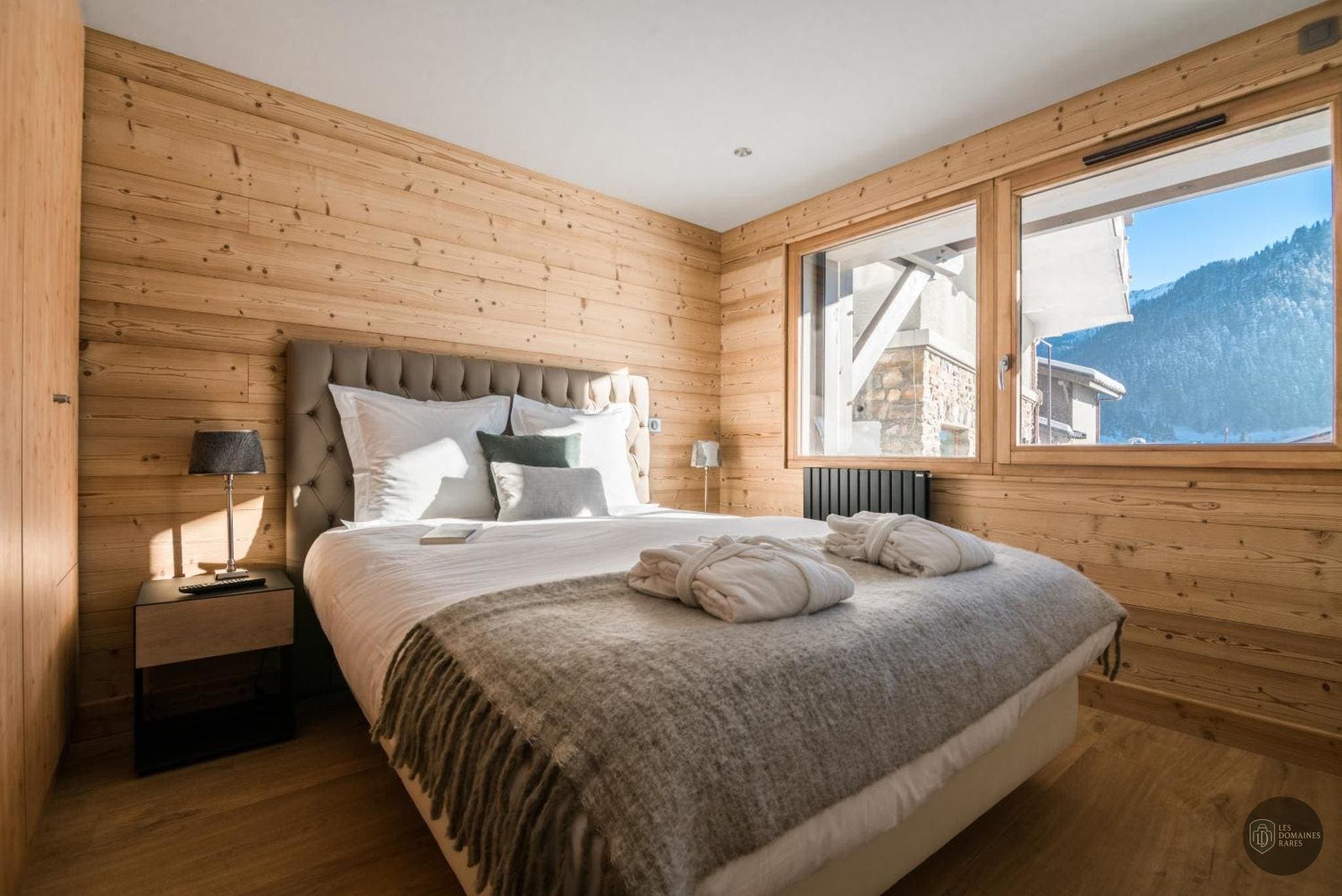 Chambre de l'hôtel Les Portes de Megève à Megève en Auvergne-Rhône-Alpes