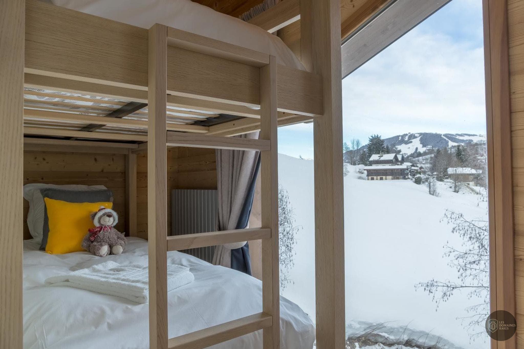 Chambre de l'hôtel Les Portes de Megève à Megève en Auvergne-Rhône-Alpes