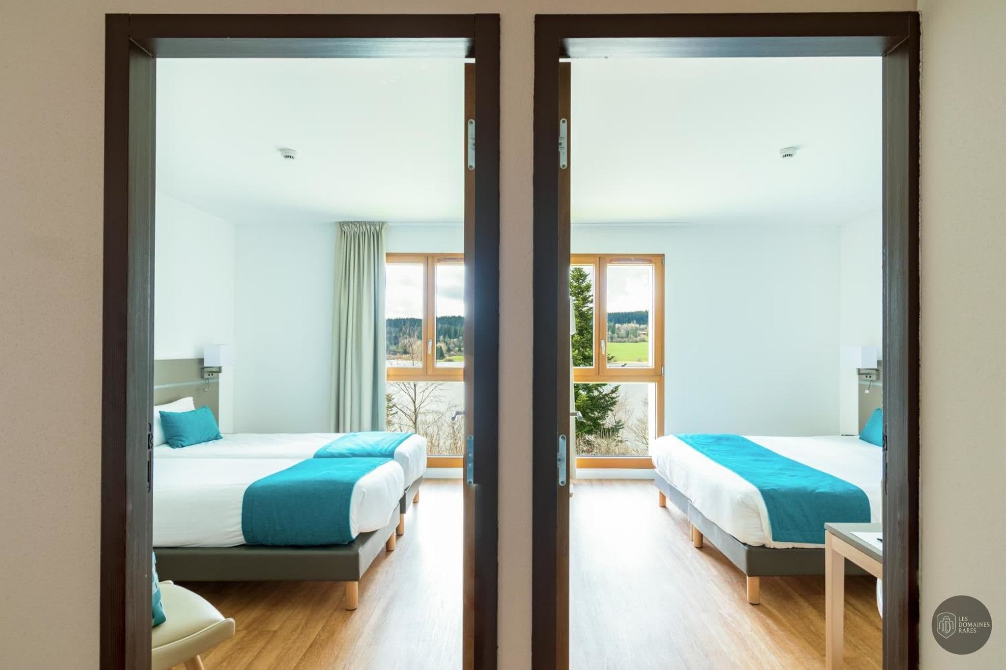 Chambre de l'hôtel Les Rives Sauvages à Malbuisson en Bourgogne-Franche-Comté - séminaire doubs