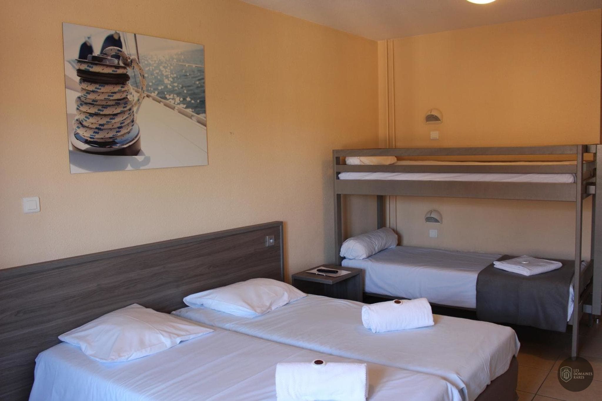 Chambre de l'hôtel Les Voiles d'Azur en Provence-Alpes-Côte d'Azur